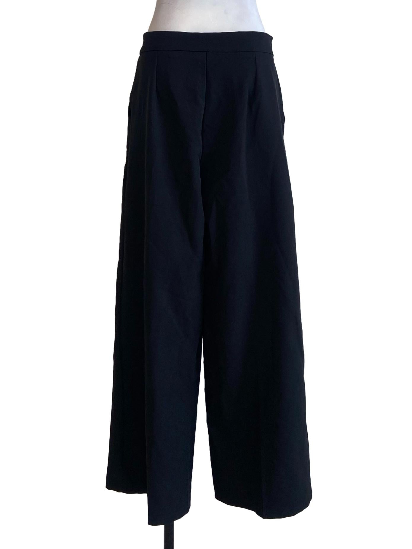 Black Twill Formal Pants