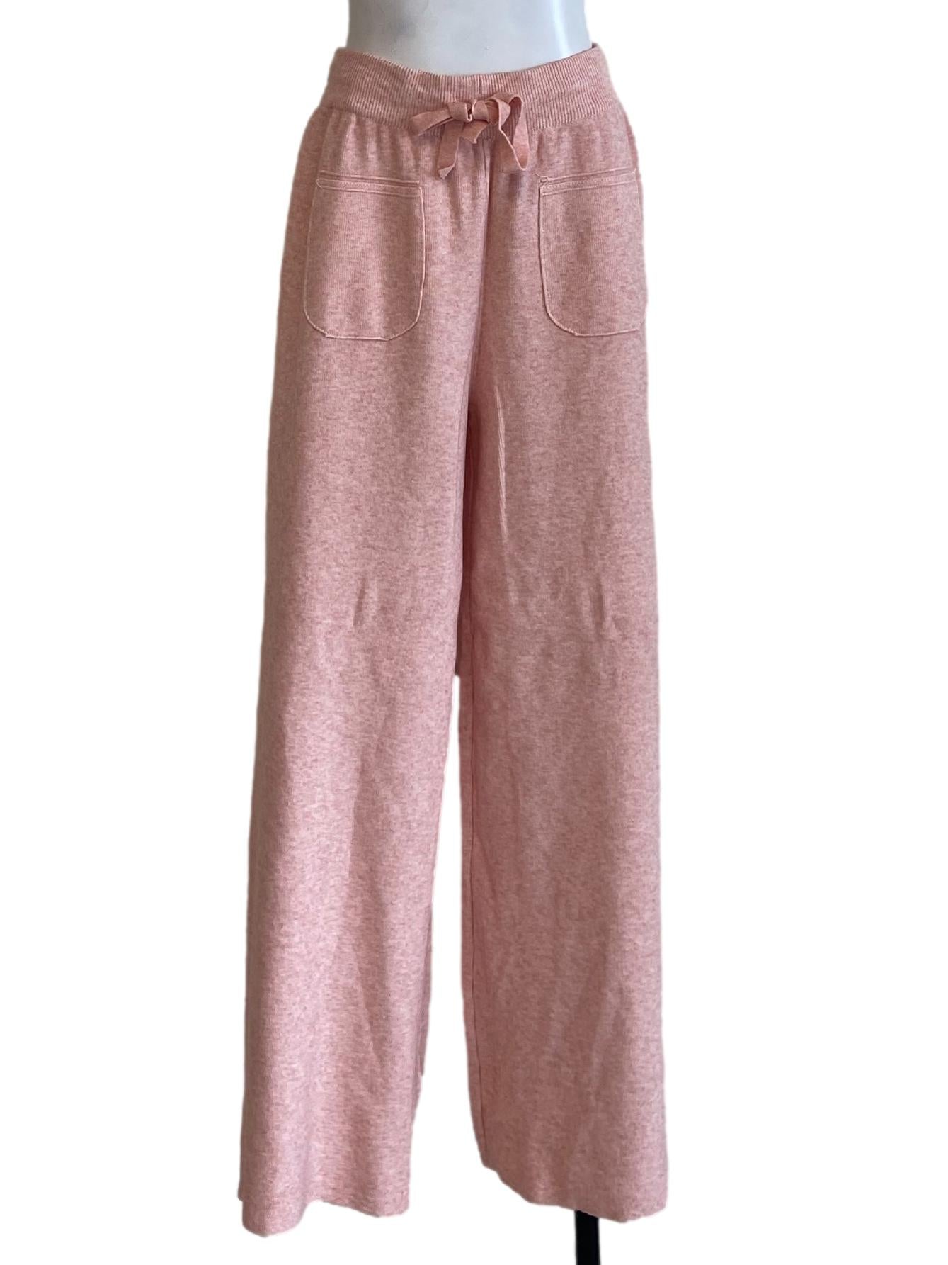 Pink Patterned Palazzo Pants
