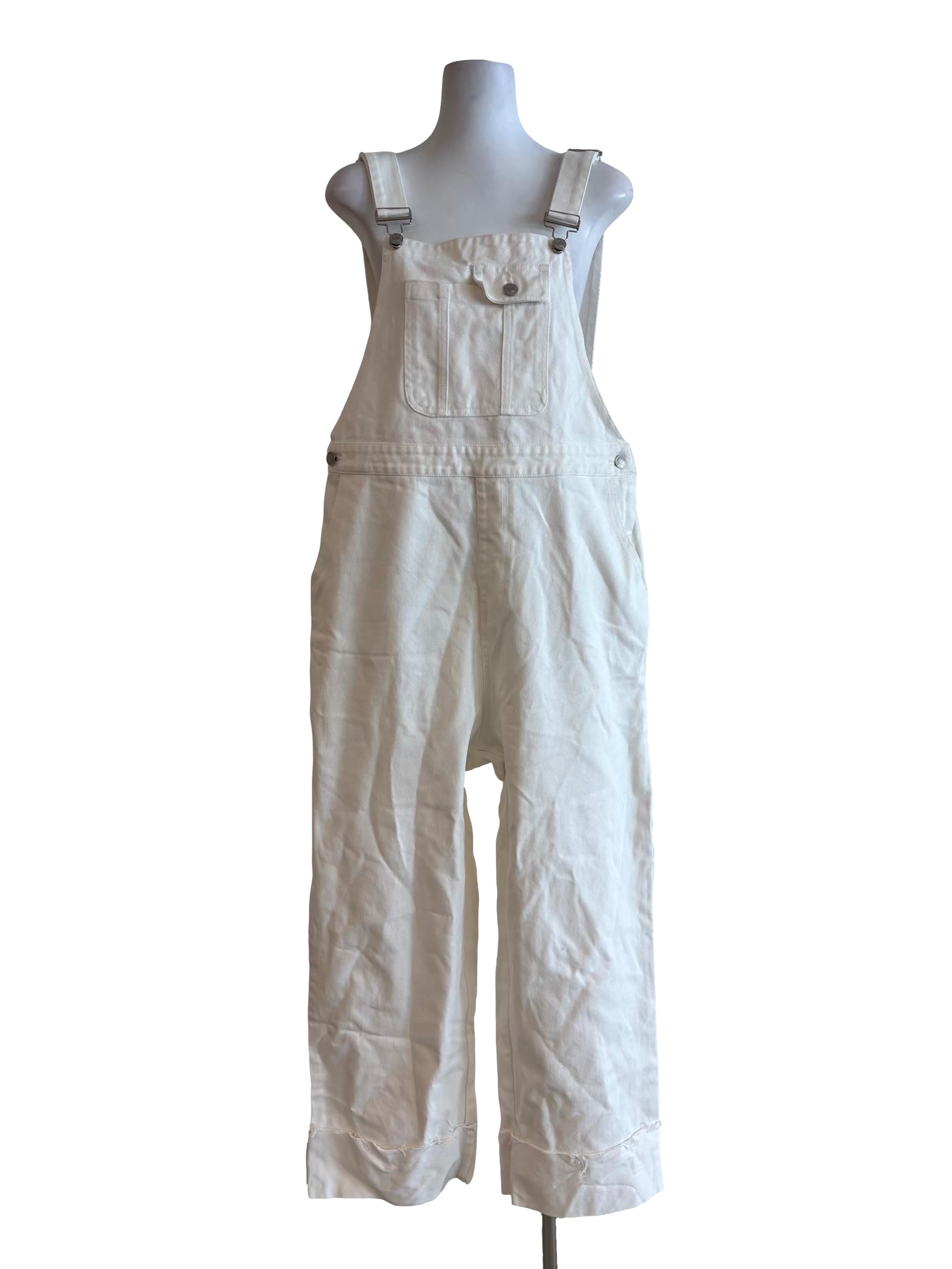 Powder White Overalls