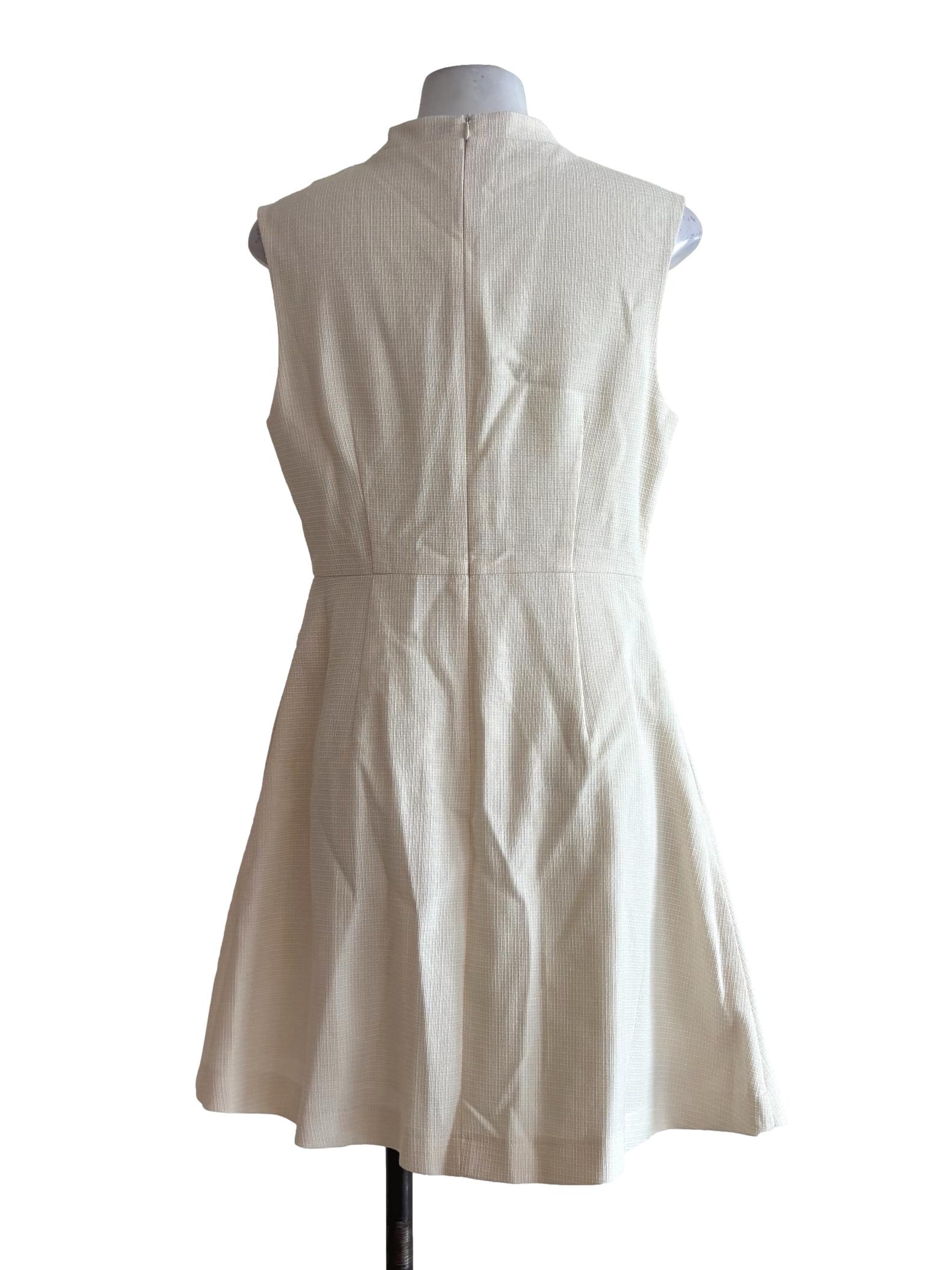 Ivory White Sleeveless Dress