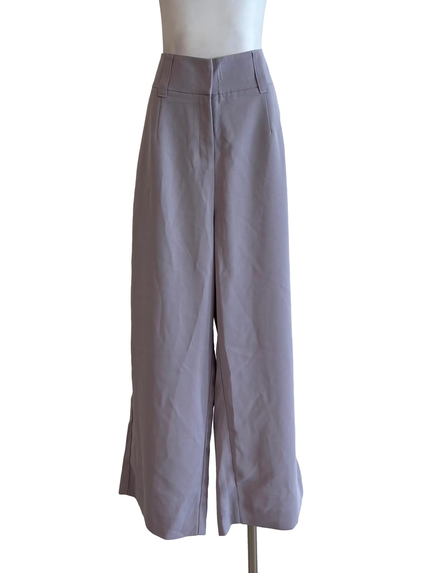 Lavender Wide Long Pants