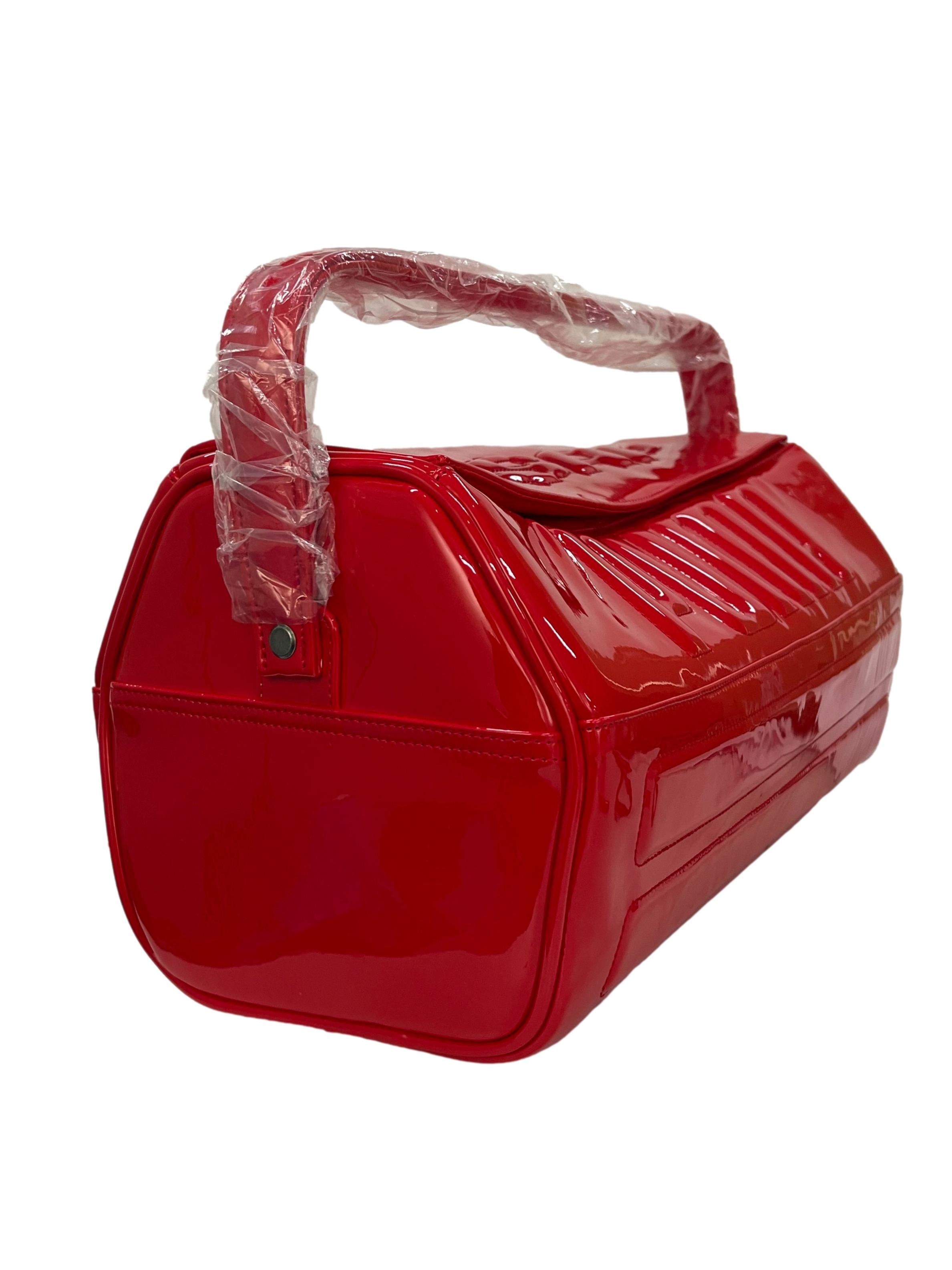 Red Glossy Tool Box Bag