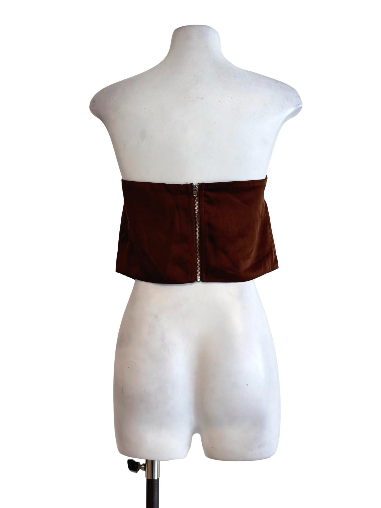 Mustang Silk Strapless Top YHF