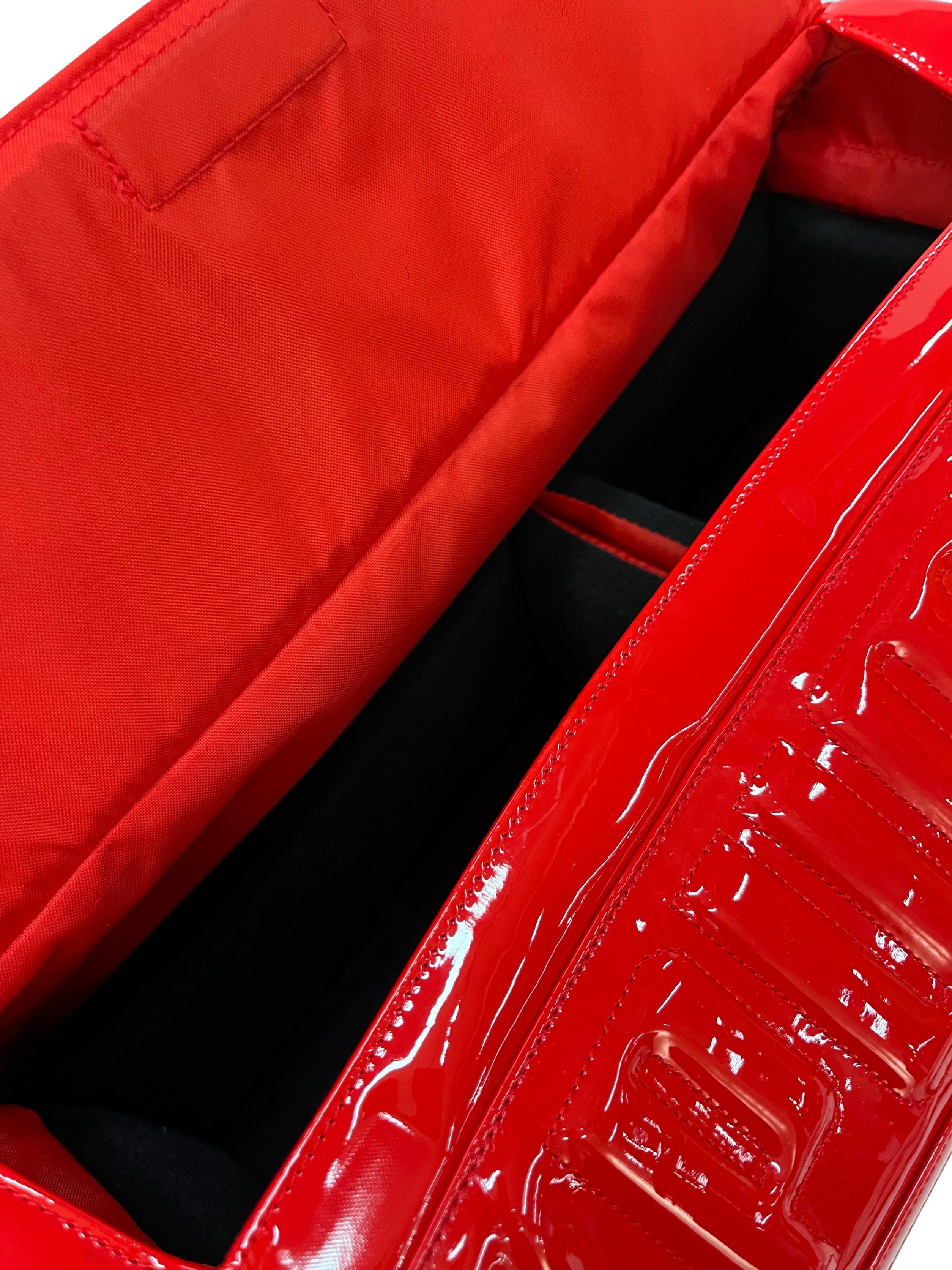Red Glossy Tool Box Bag