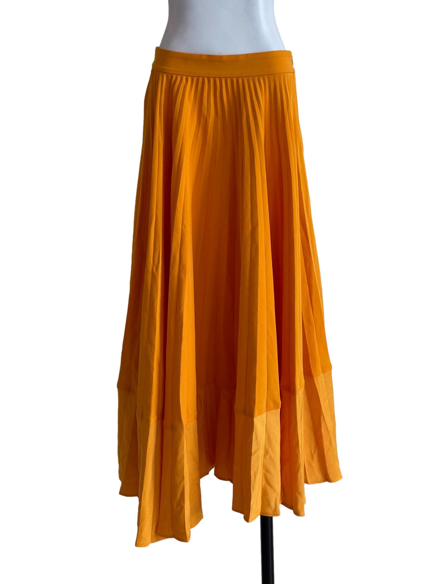 Dahlia Pleated A-Line Skirt