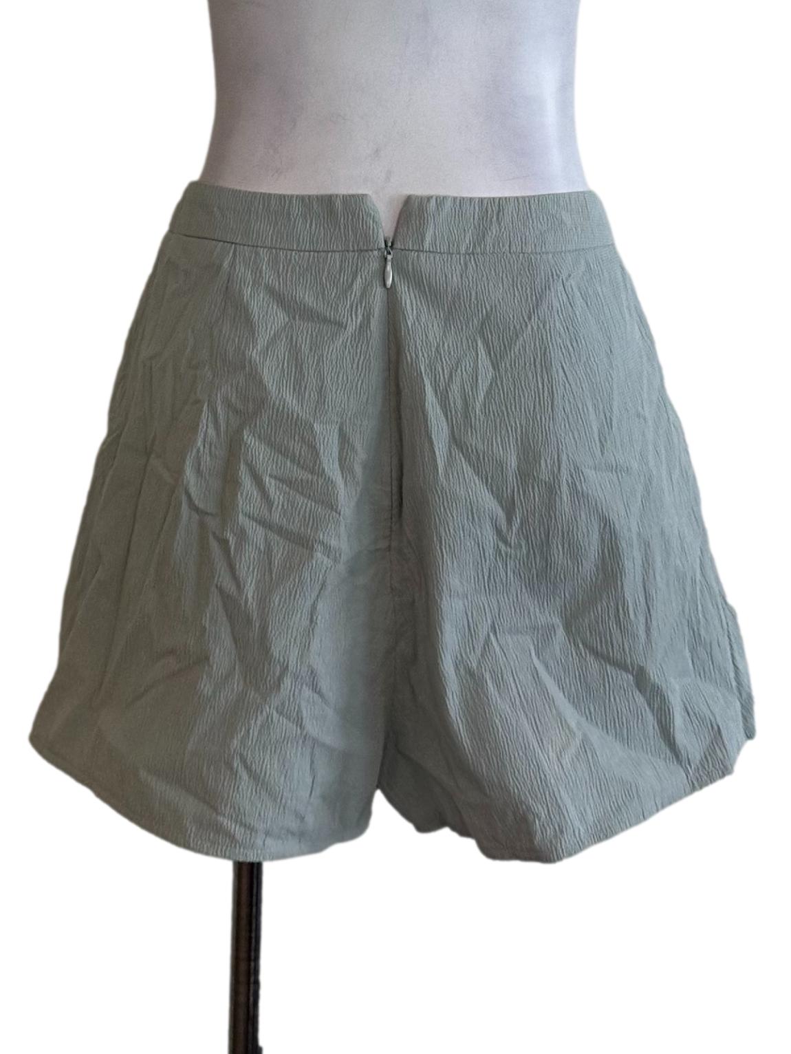 Sage Green Plain Shorts LB