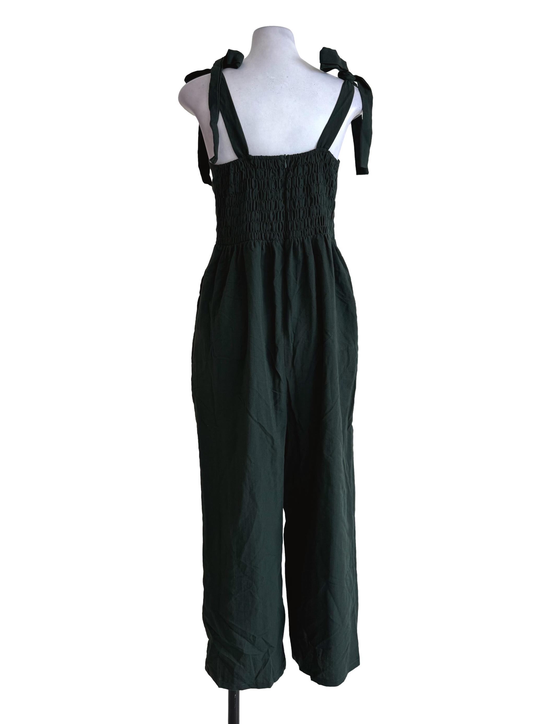 Emerald Green Sweetheart Neck Sleeveless Jumpsuit