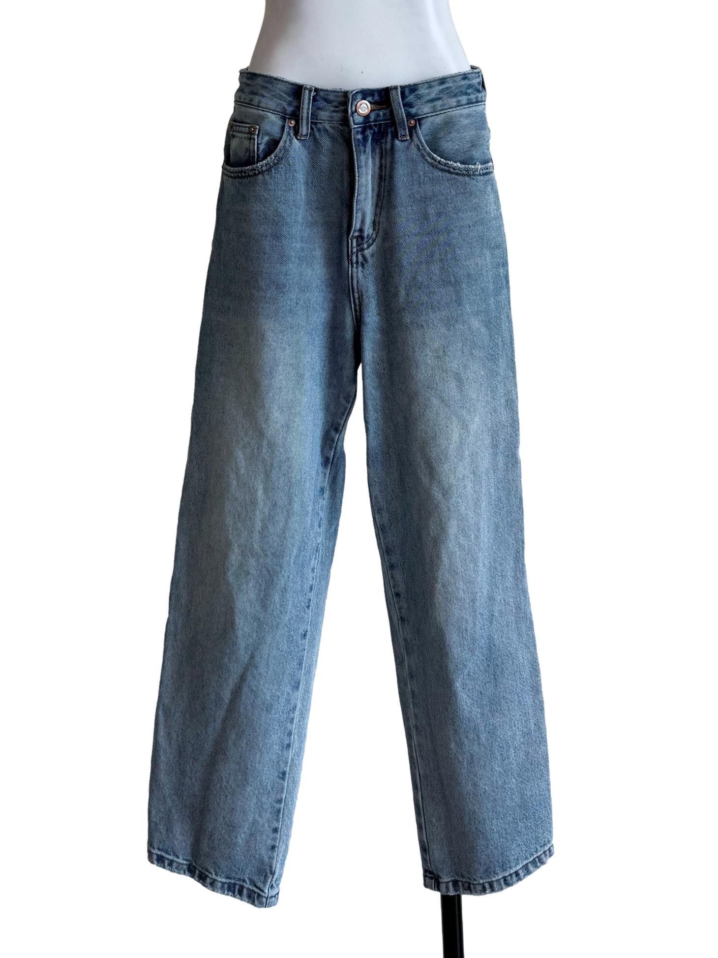 Acid Wash Fancy Cut Jeans
