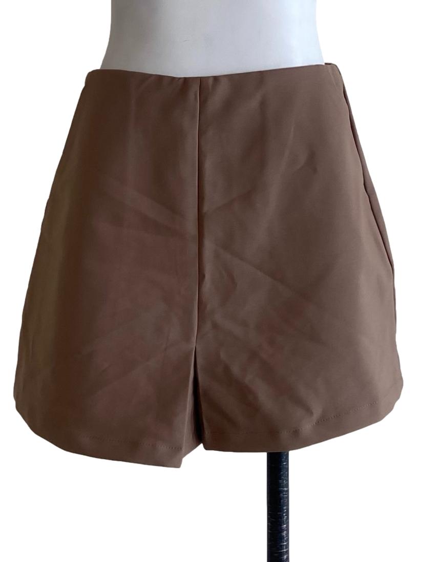 Brown Mini Skirt