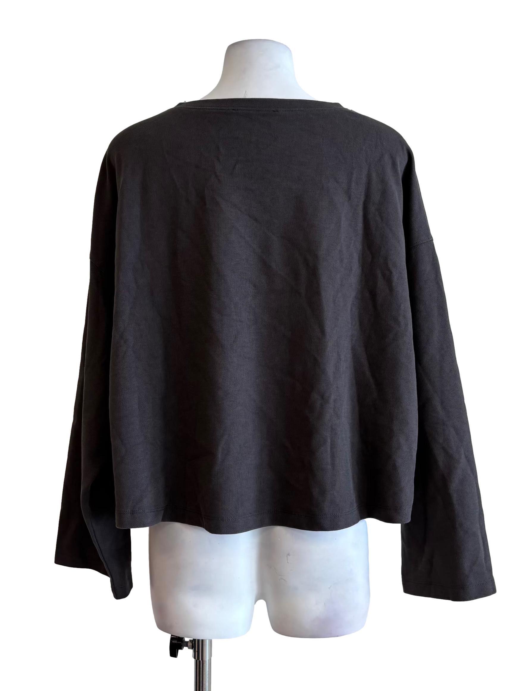 Graphite Grey Long Sleeve Top
