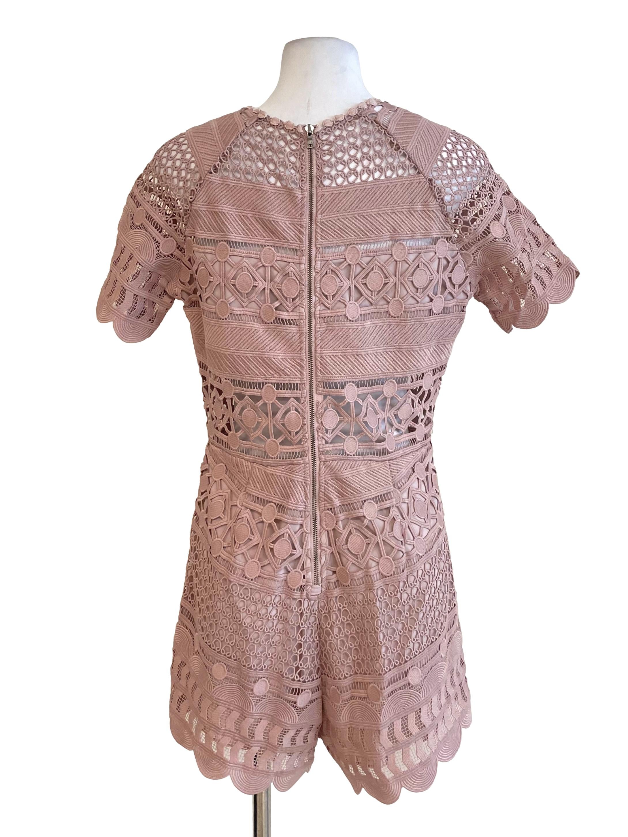 Crepe Embroidery Romper