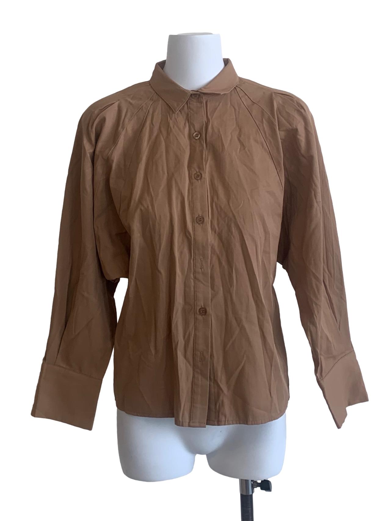 Peanut Brown Collared Shirt