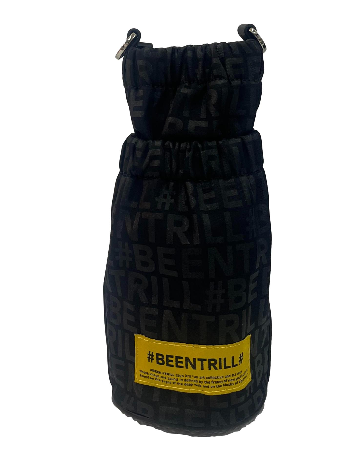 Black Monogram Pouch With Detachable Straps