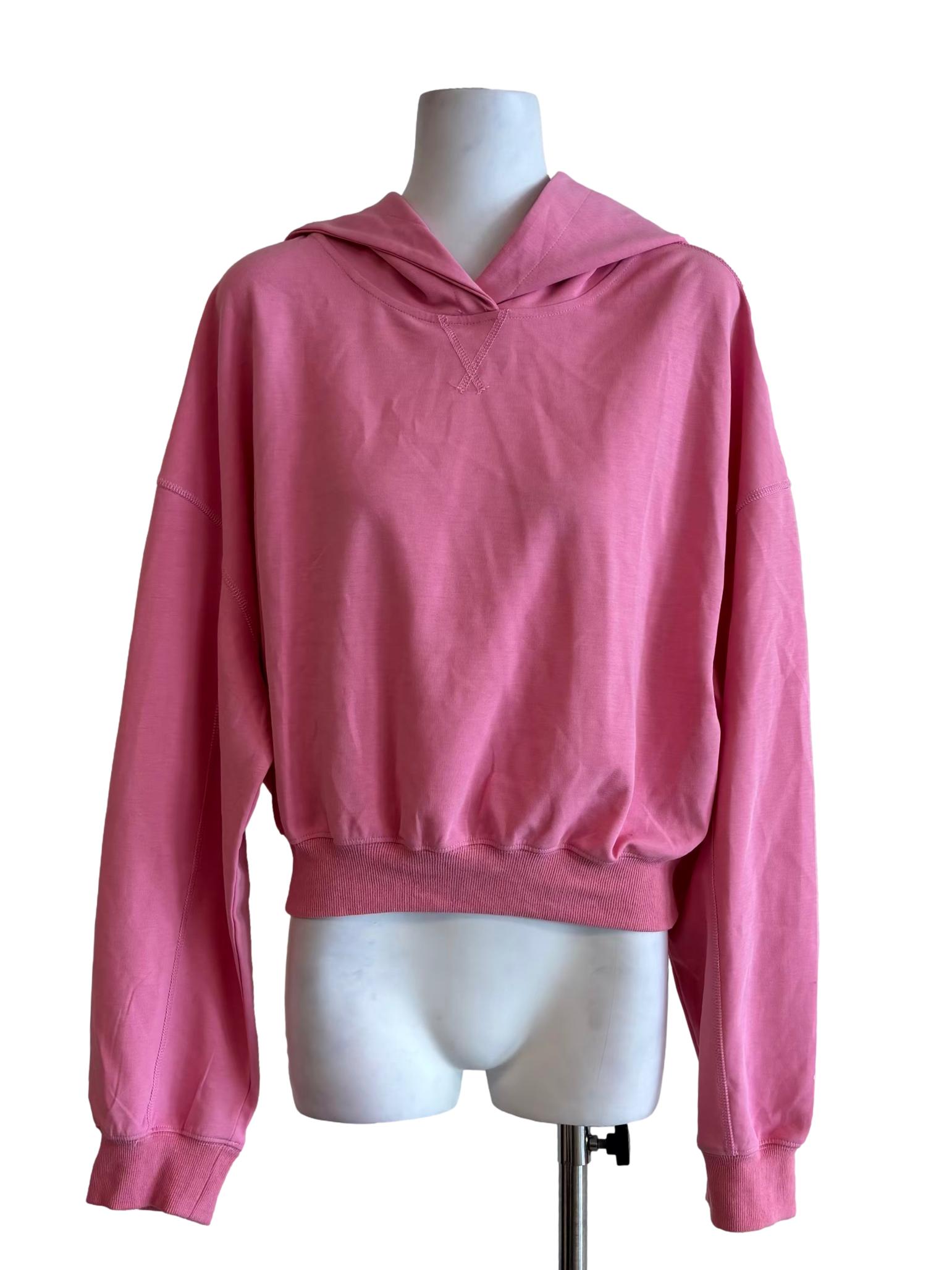 Bubblegum Pink Plain Hoodie