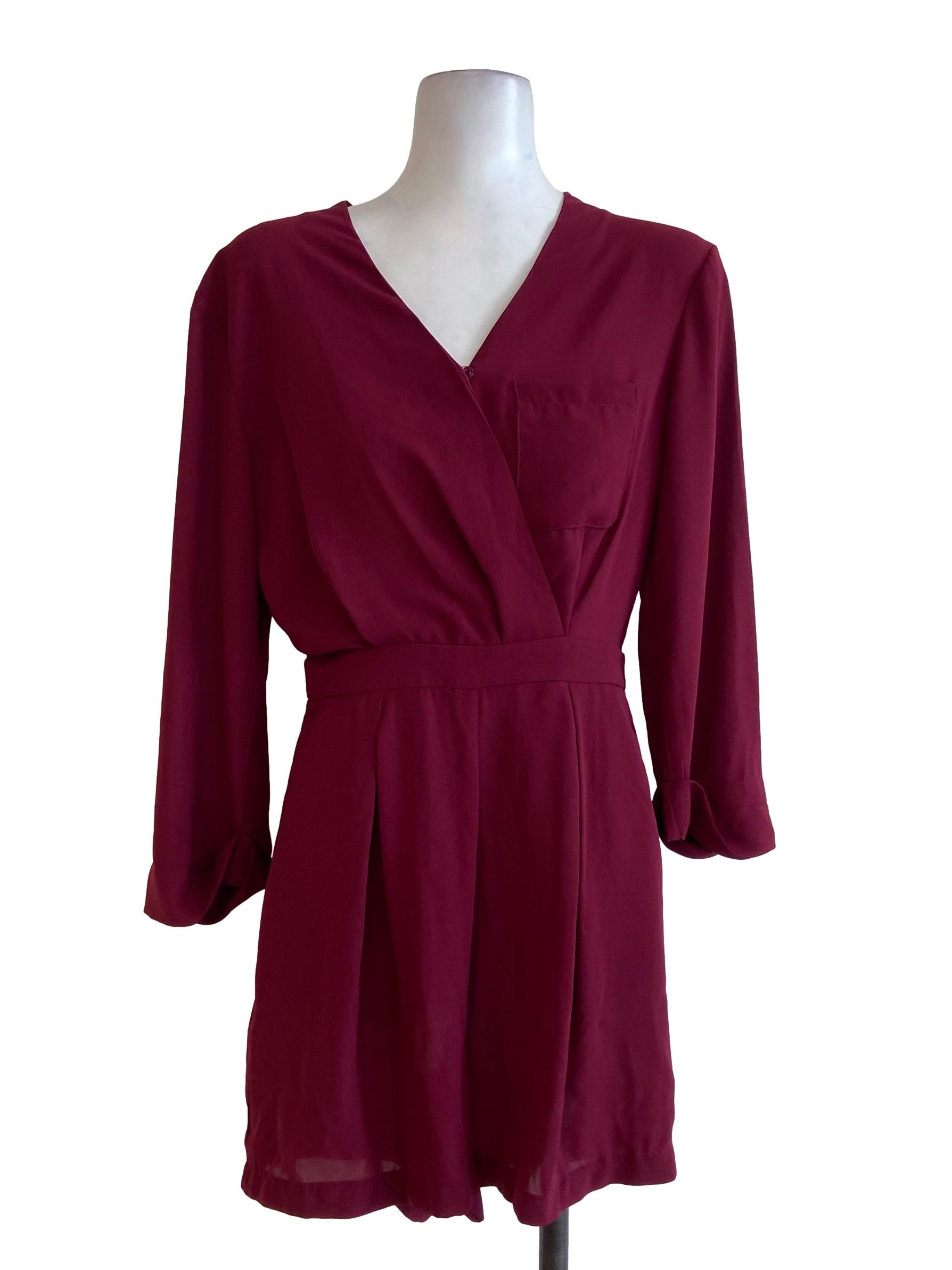 Currant V Neck Rompers