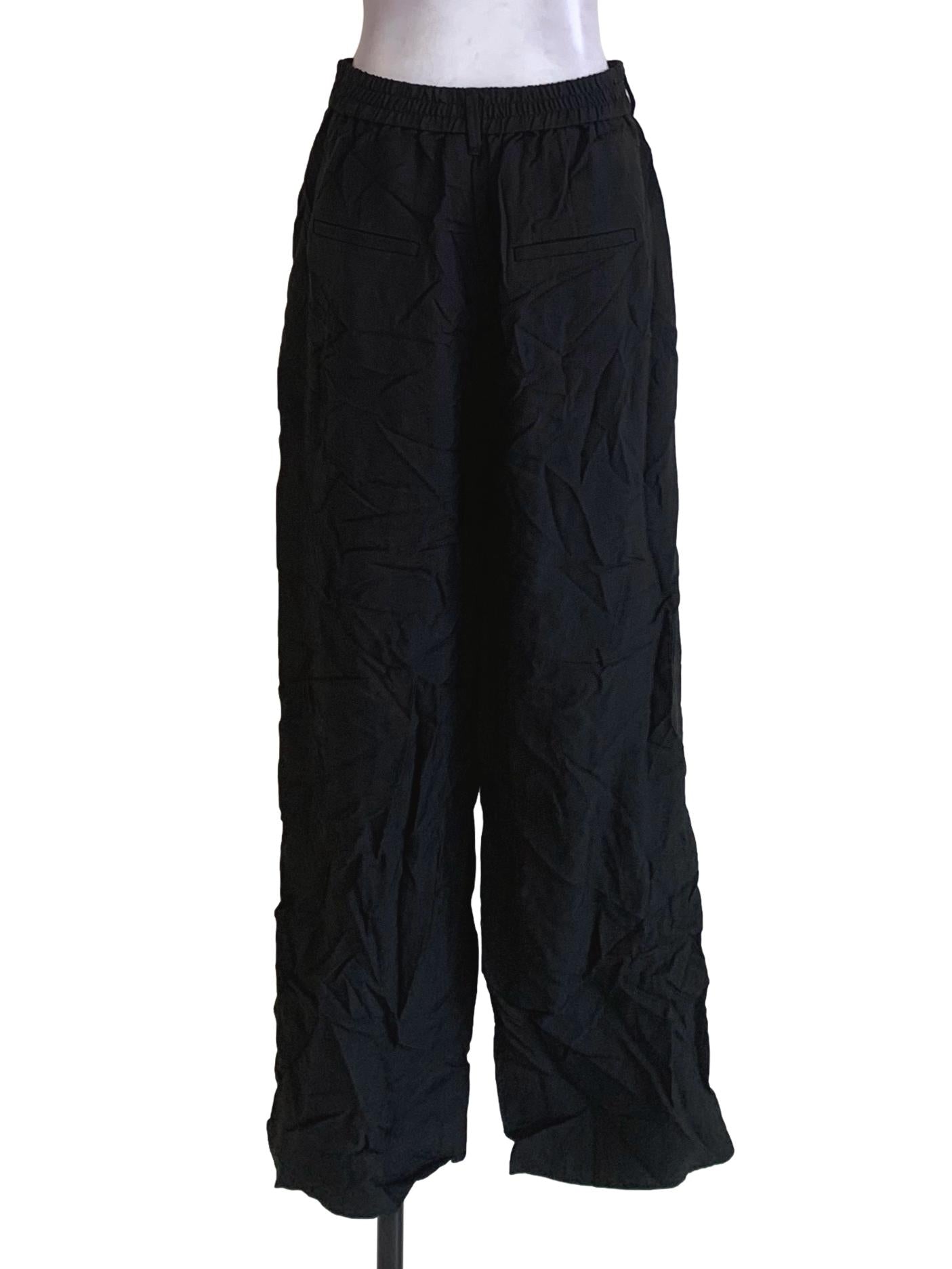 Black High-Waisted Formal Pants