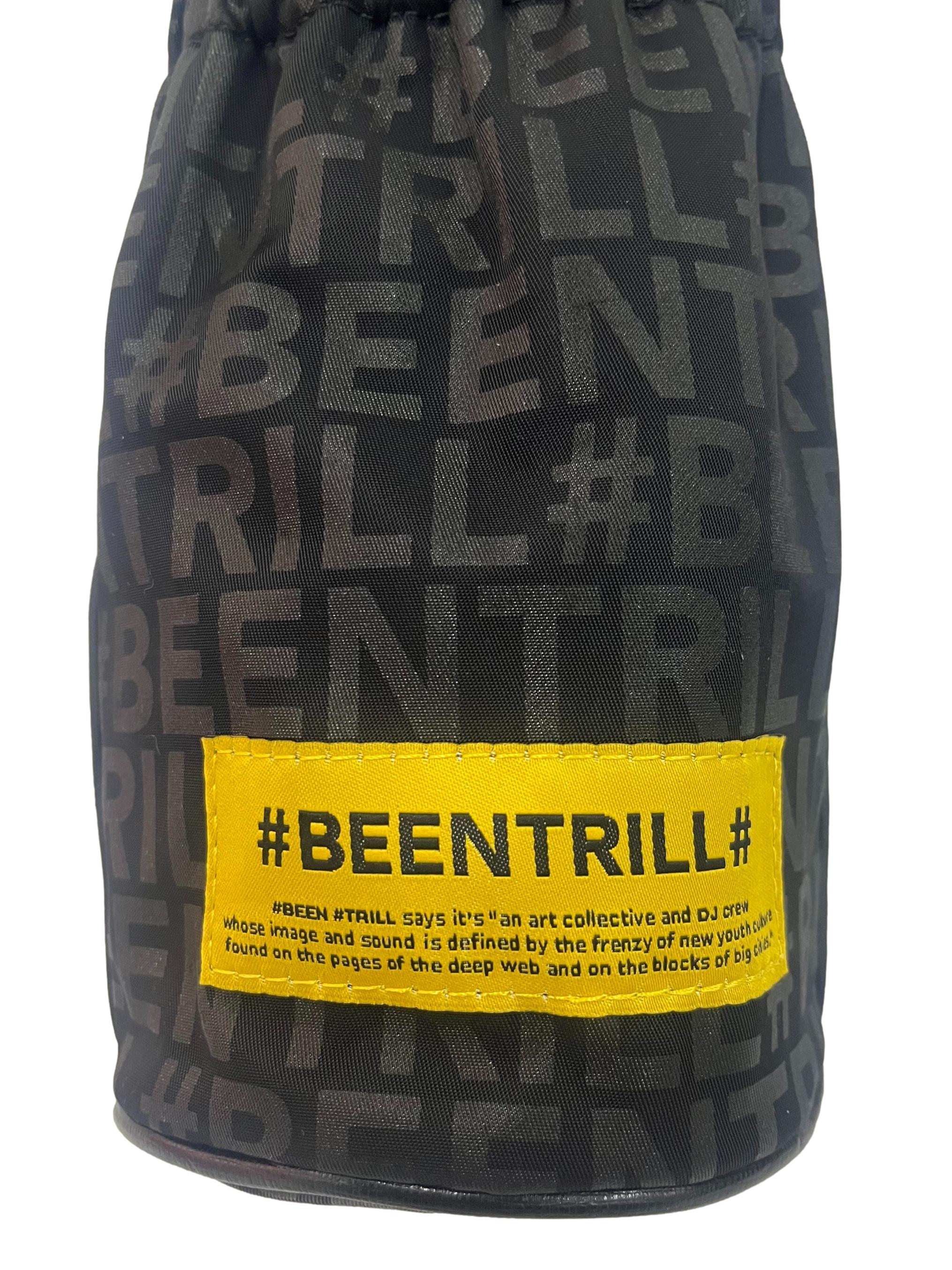 Black Monogram Pouch With Detachable Straps