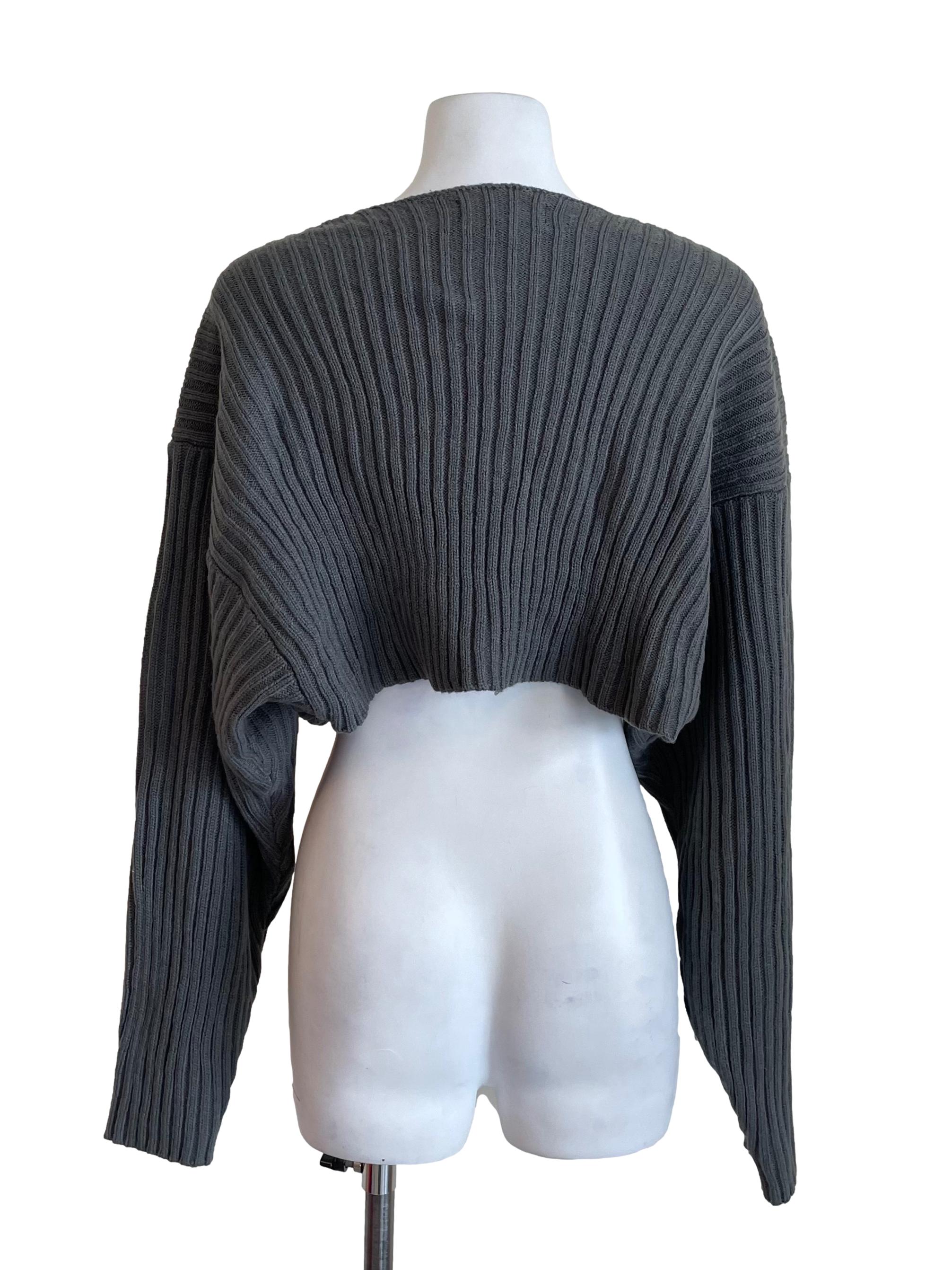 Shadow Grey Shrug Cardigan