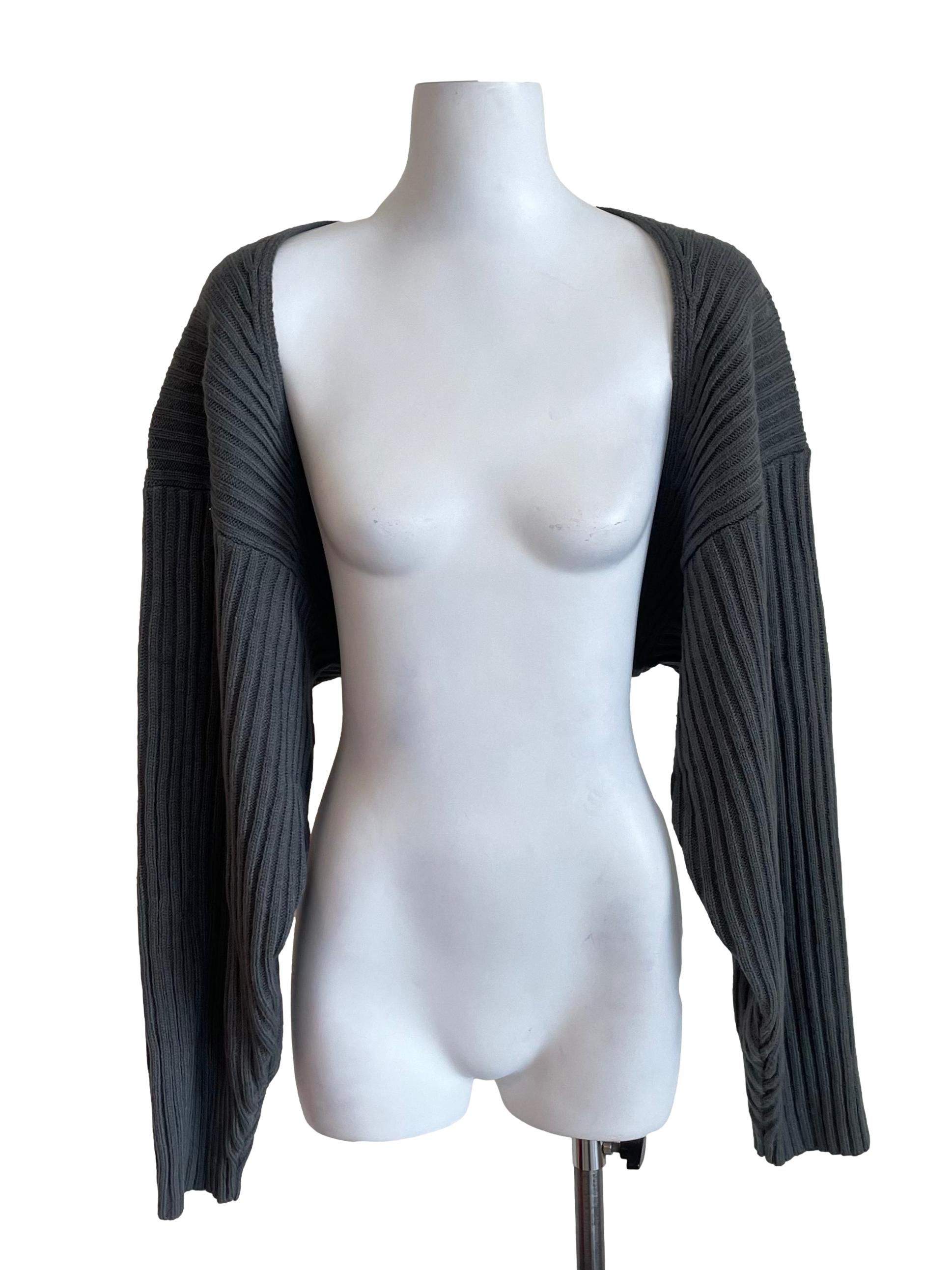 Shadow Grey Shrug Cardigan