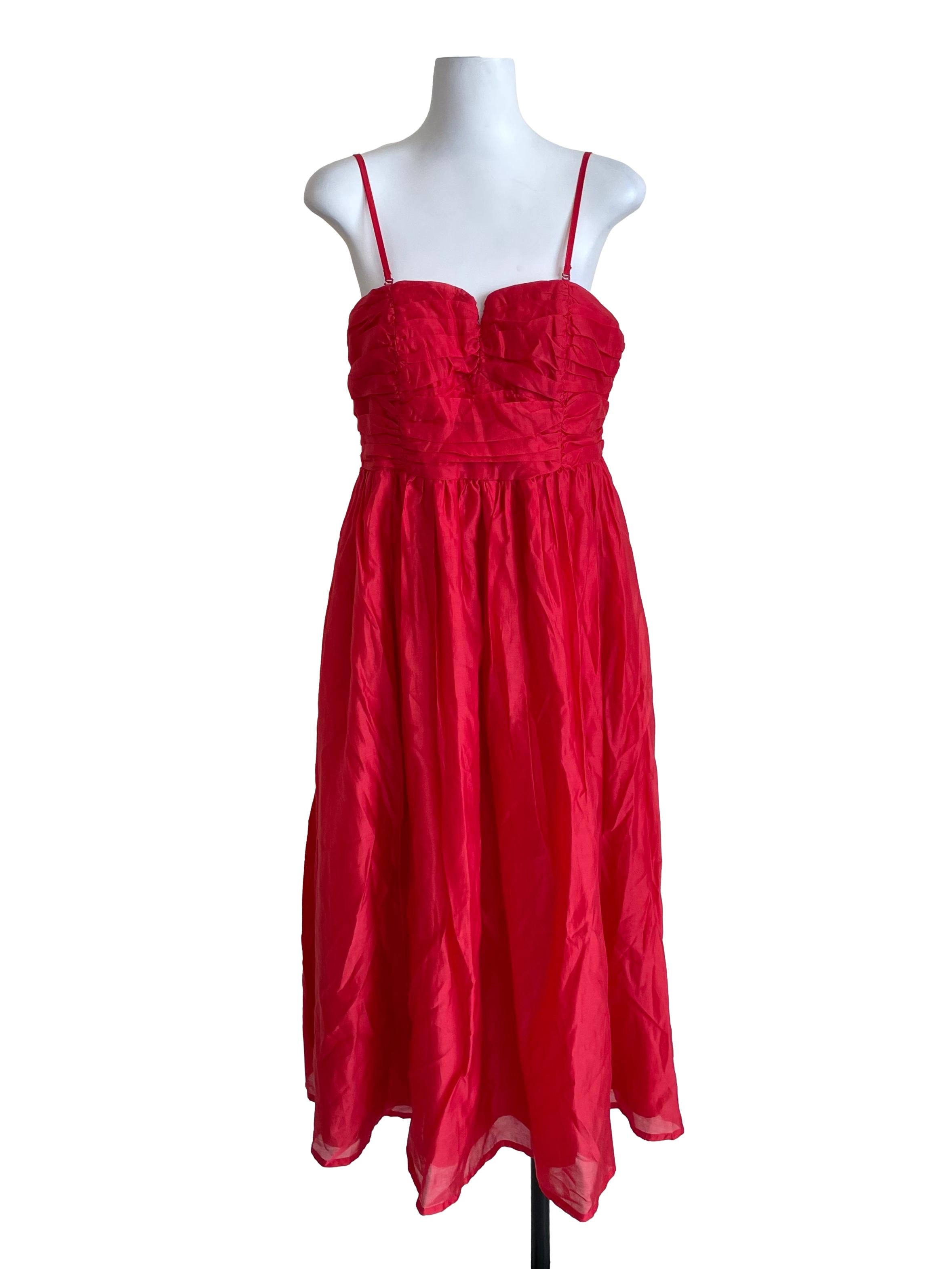 Rose Scrunch Bouffant Dress