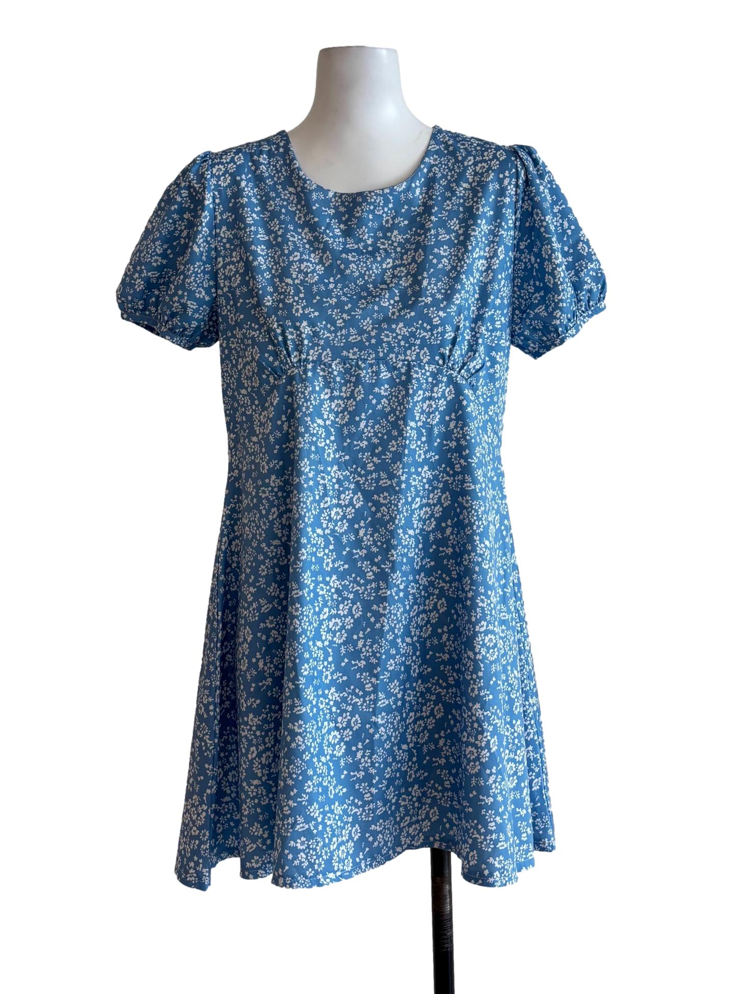 Carolina Blue Floral Dress