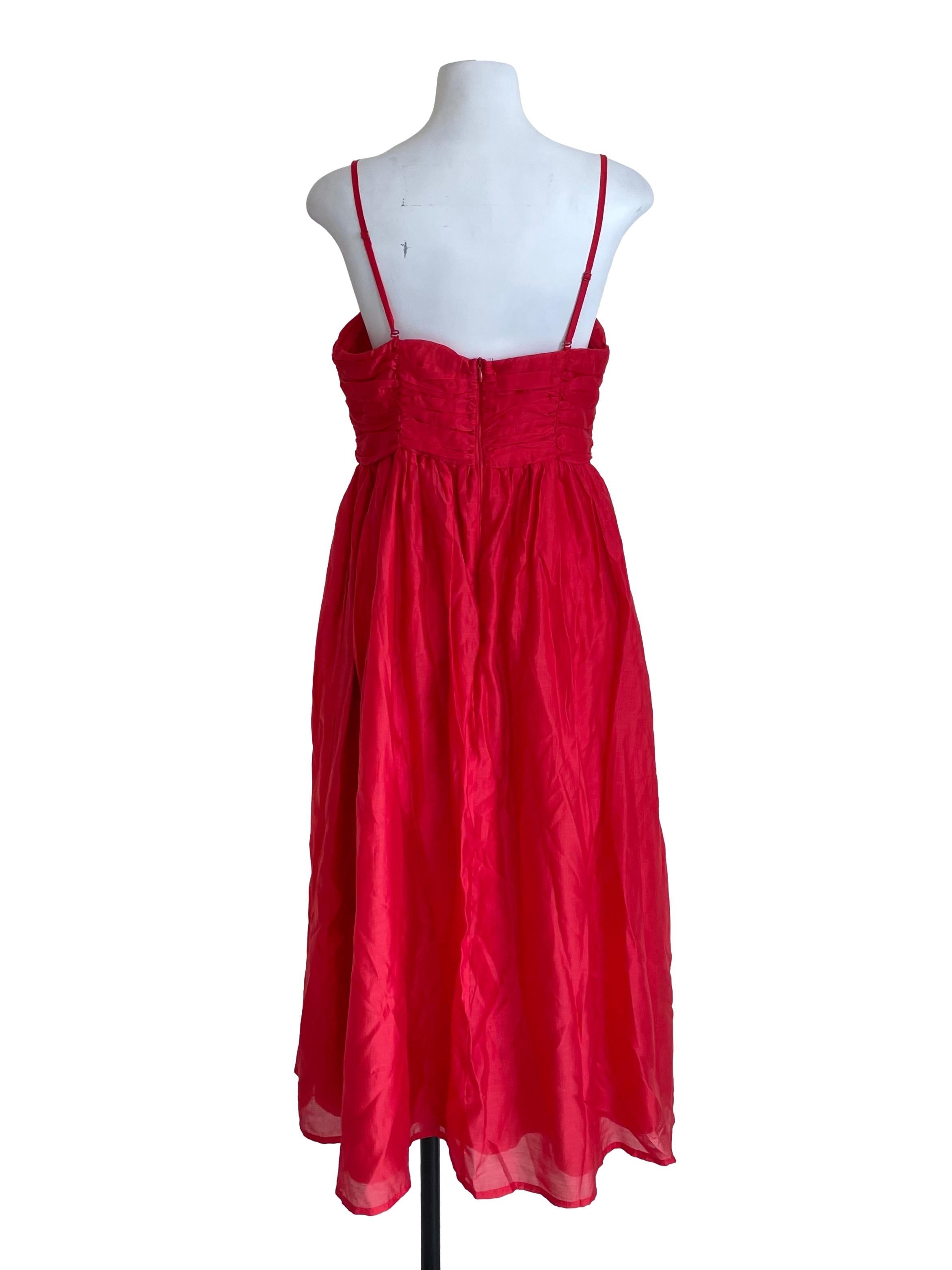 Rose Scrunch Bouffant Dress