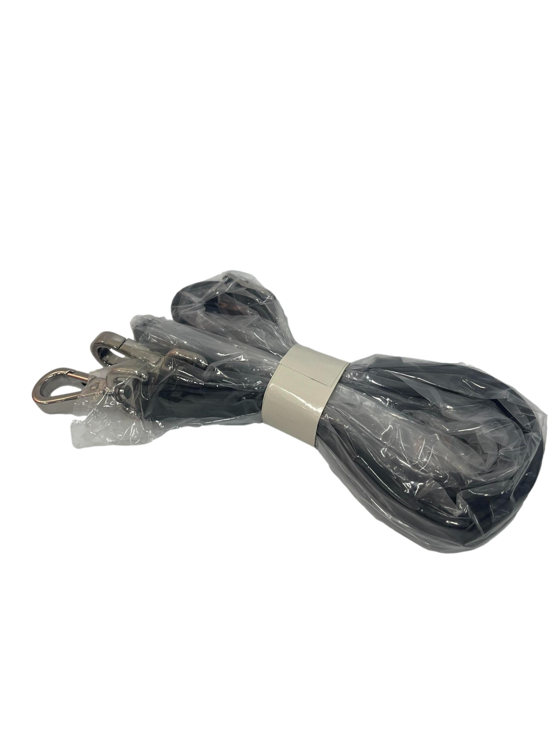 Black Monogram Pouch With Detachable Straps