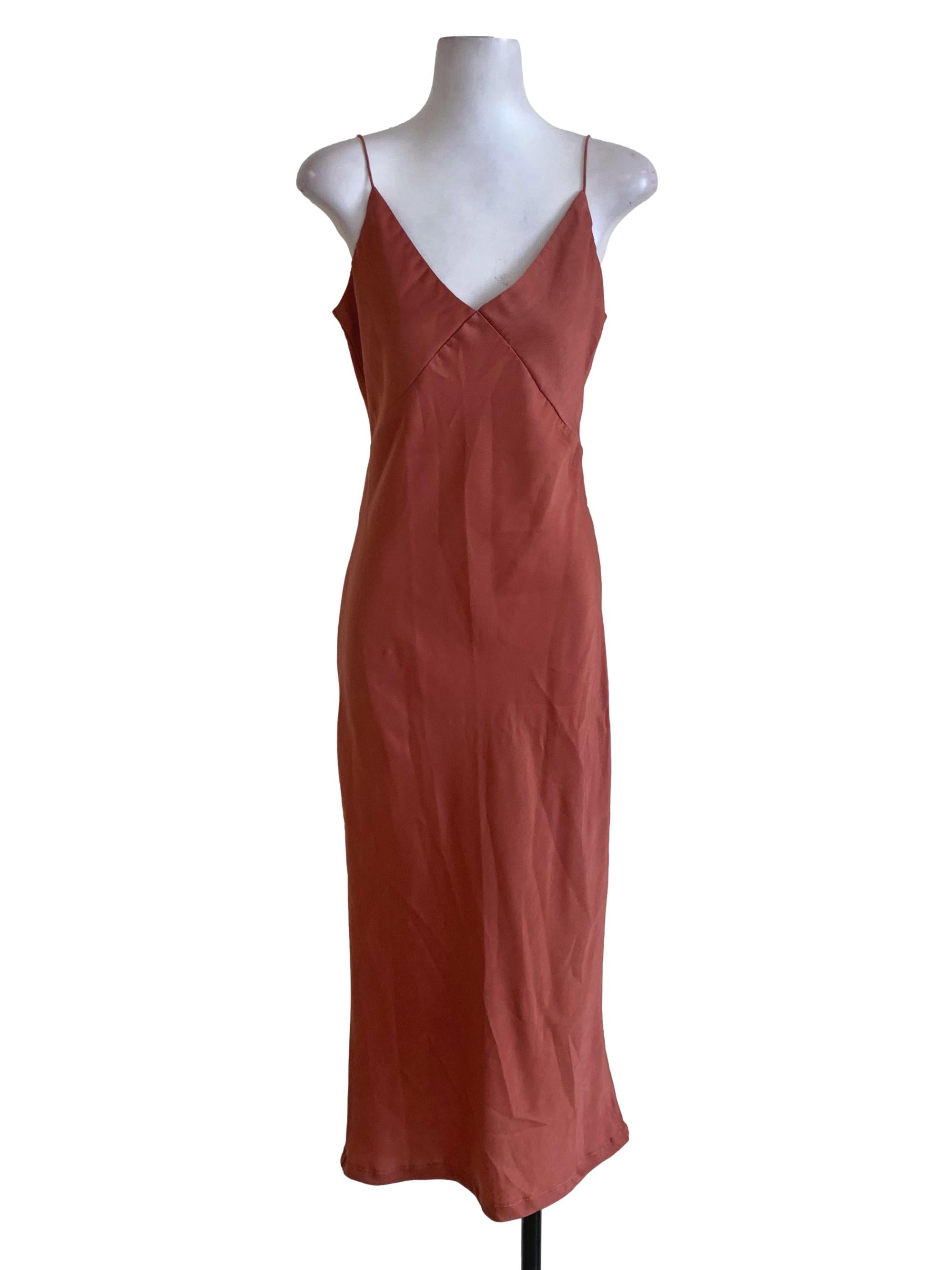 Punch V-Neckline Sheath Dress