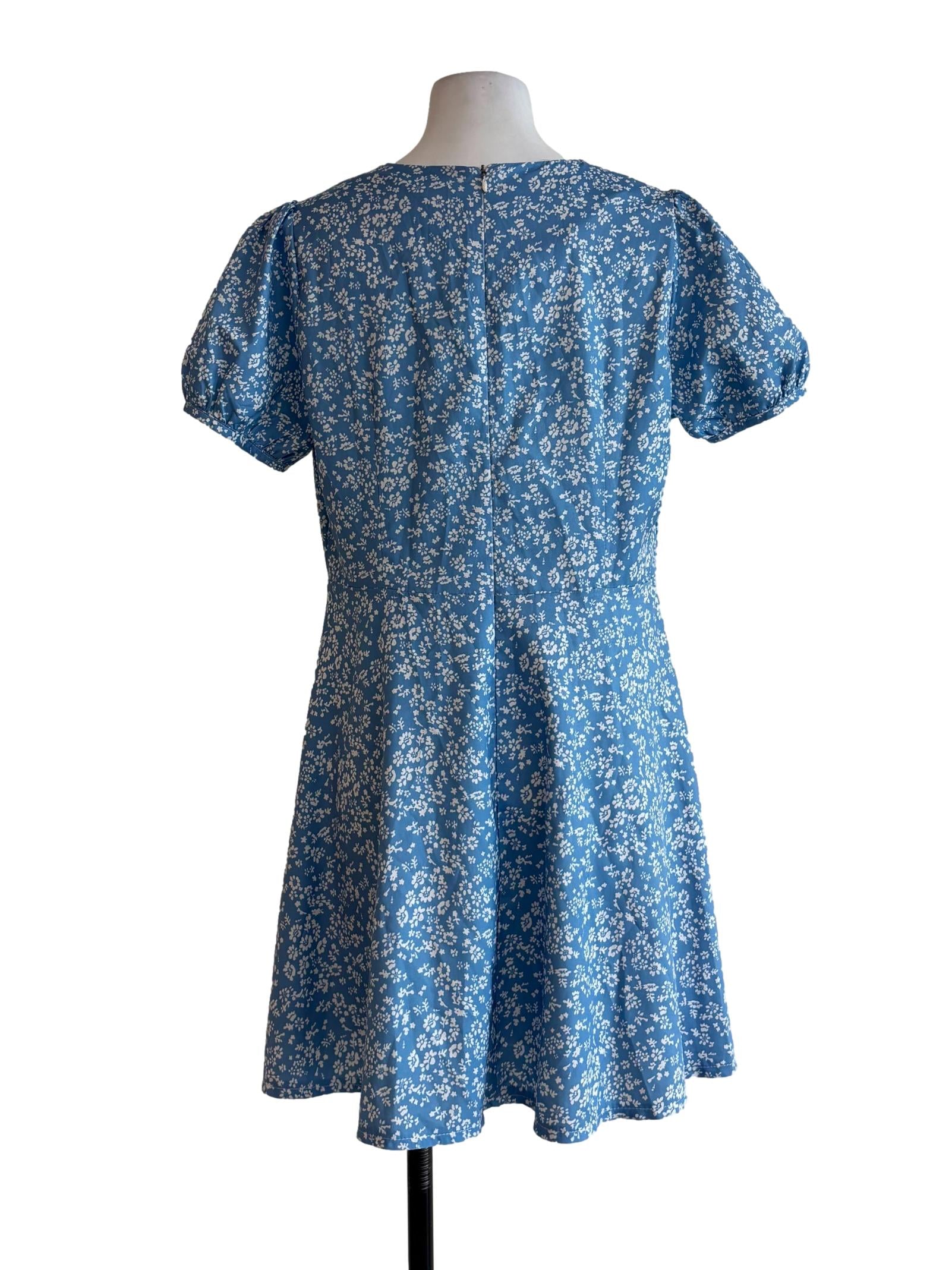 Carolina Blue Floral Dress