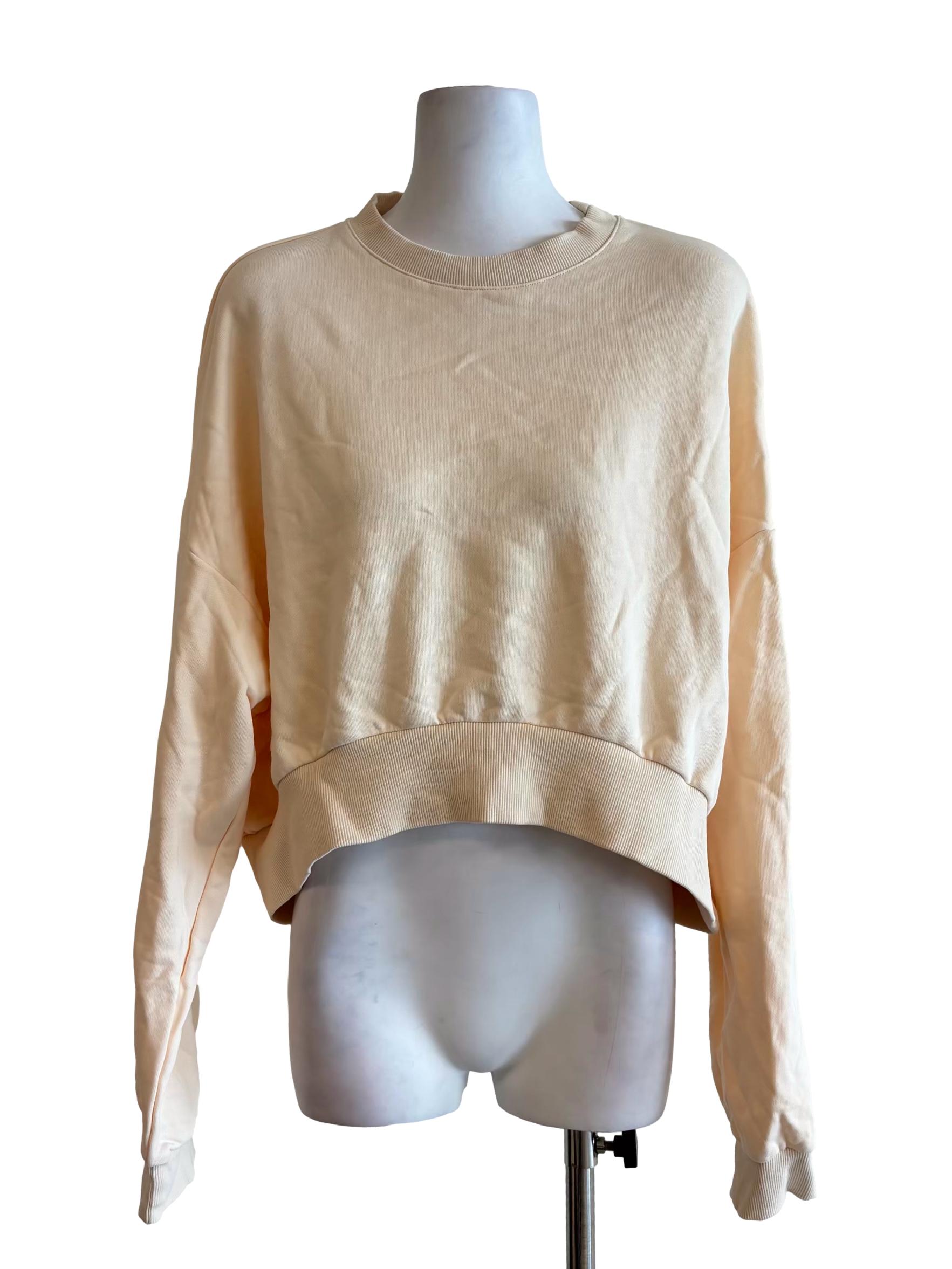 Cream Cropped Sweater