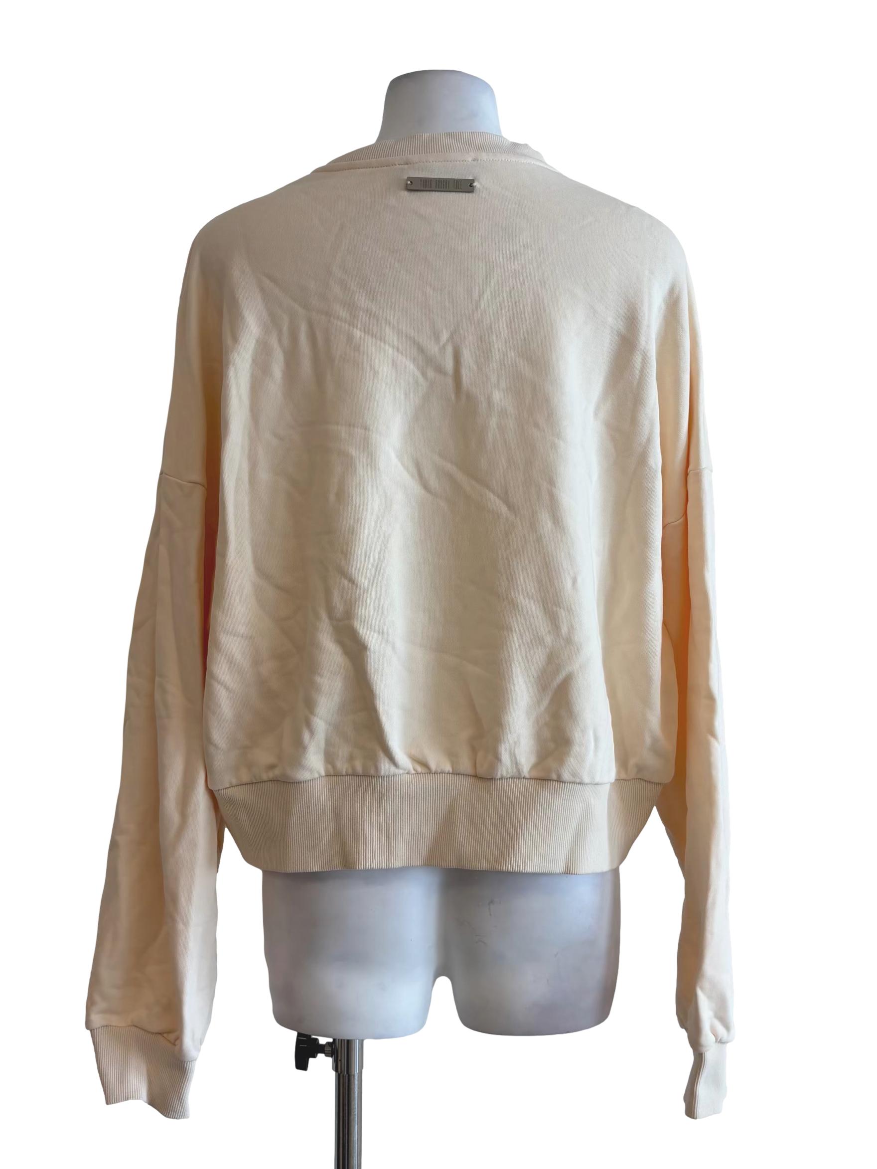 Cream Cropped Sweater