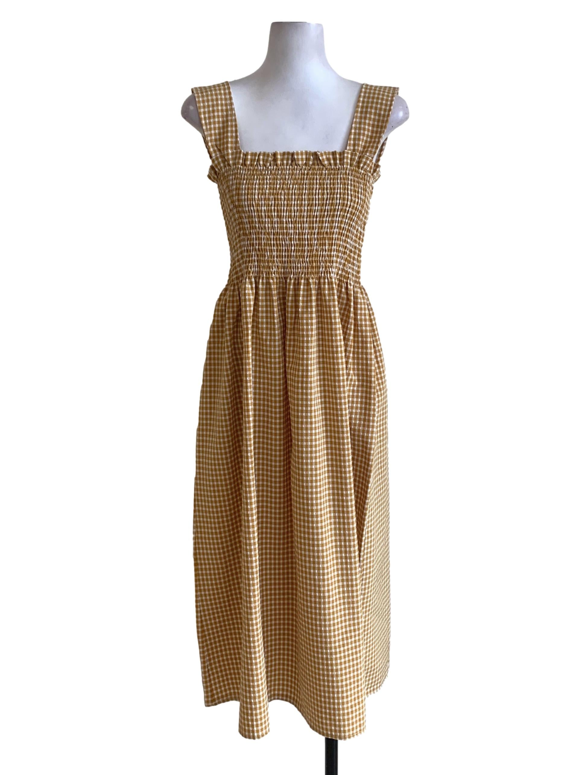 Merigold Gingham A-Line Dress