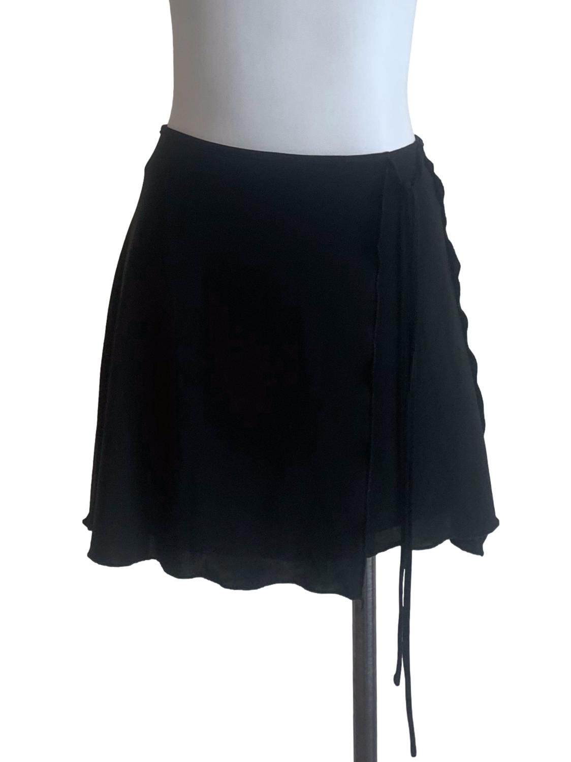 Coal Black A-Line Skirt