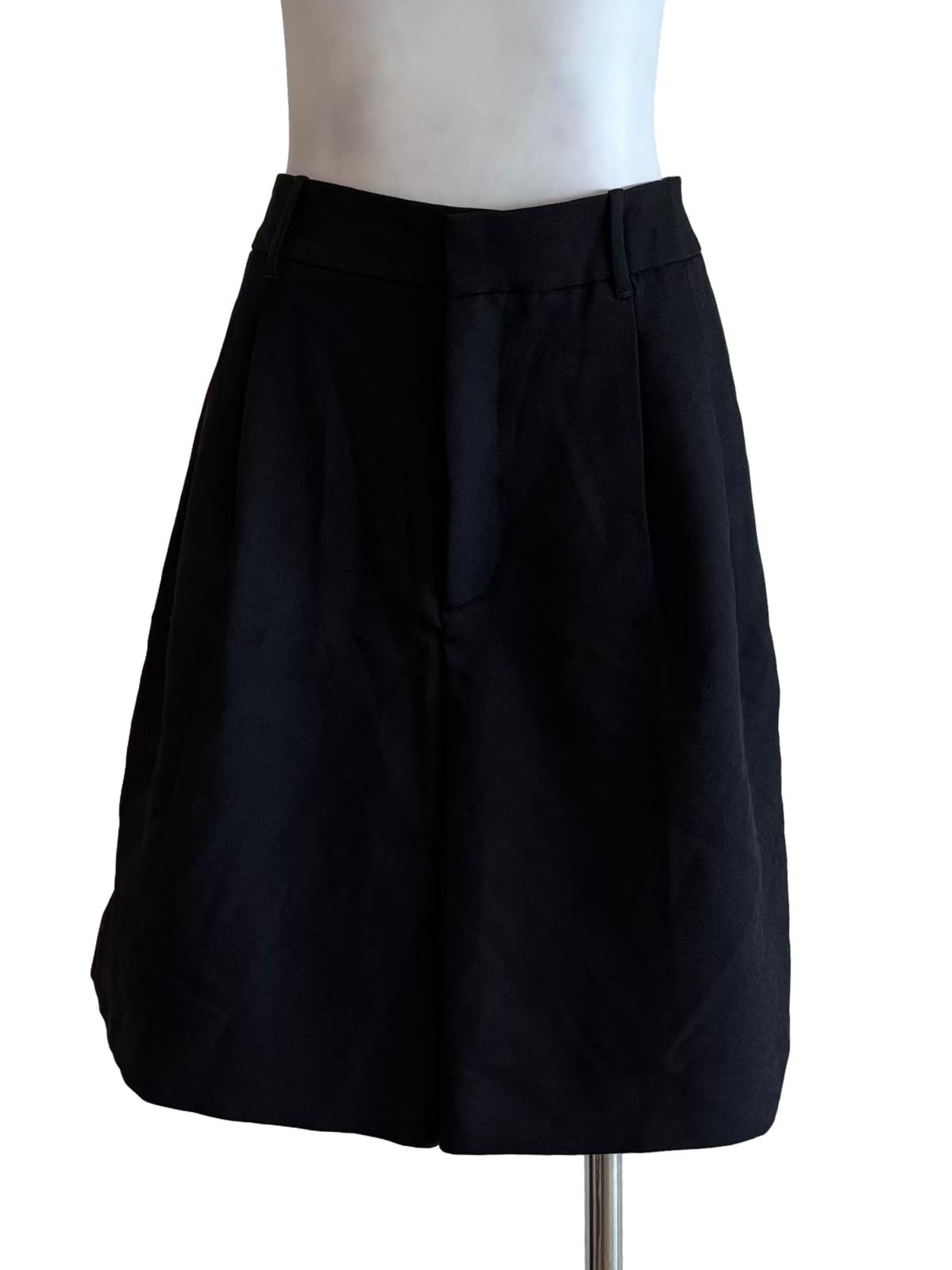 Jet Black Quarter Culottes