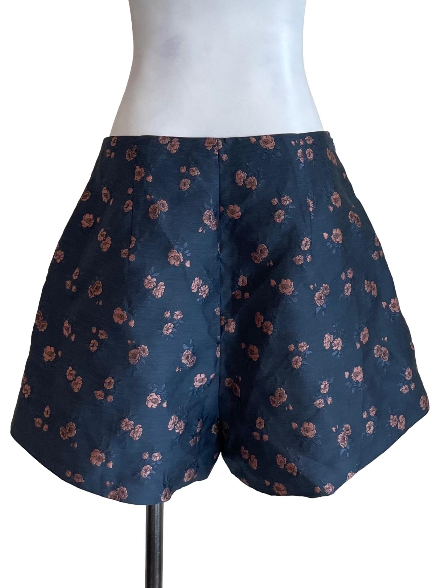 Aegean Blue Floral Shorts