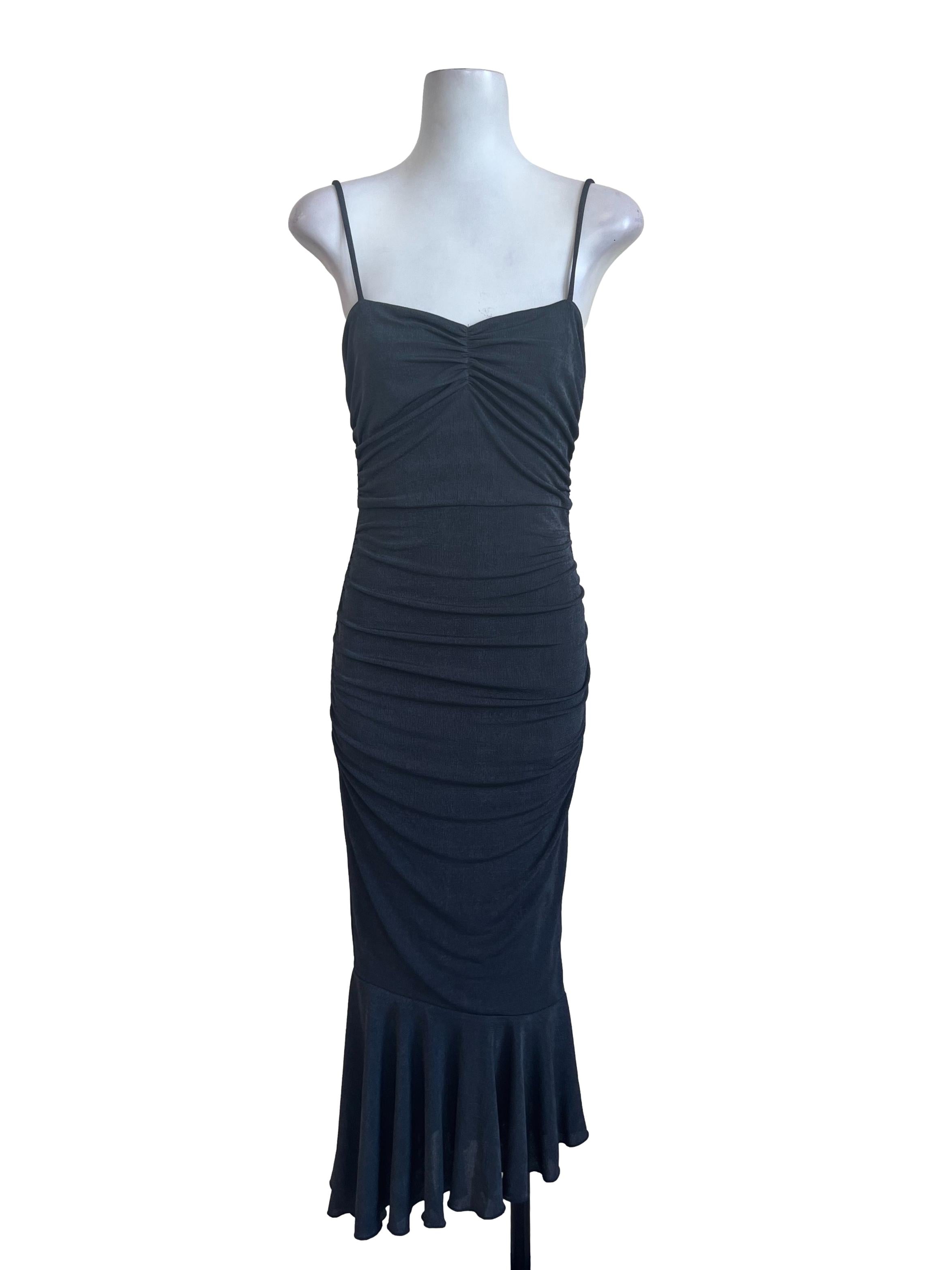 Pebble Grey Slim Dress