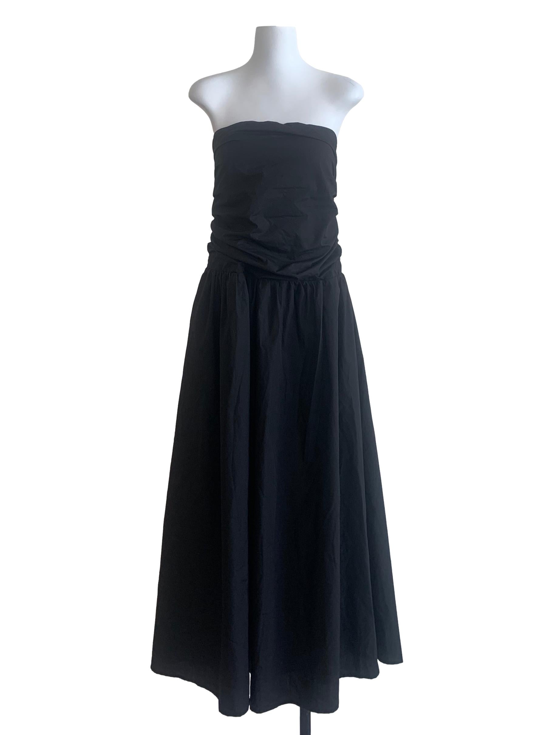 Black Strapless Dress