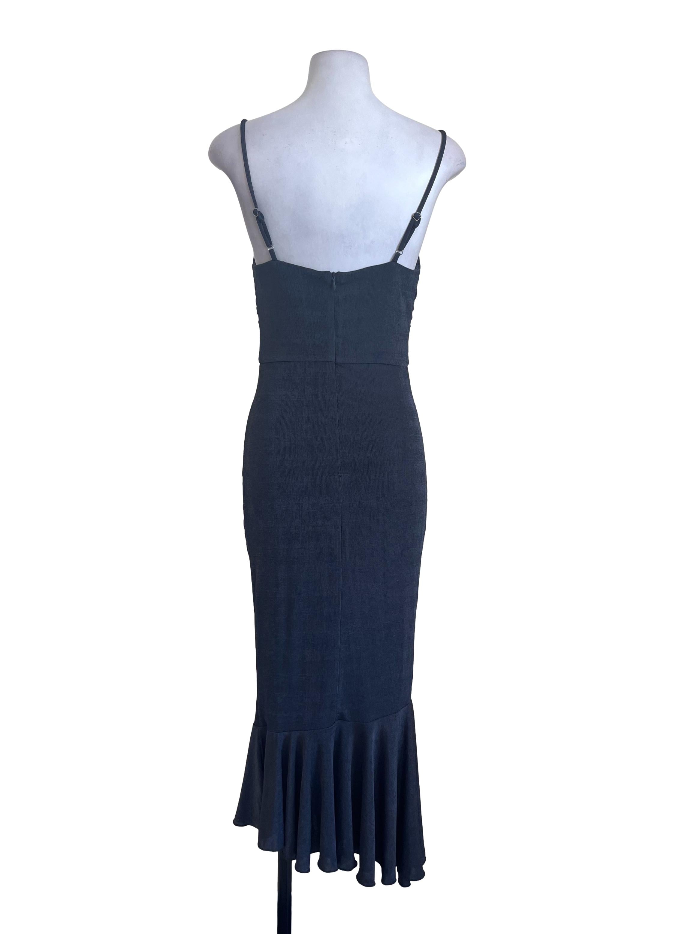 Pebble Grey Slim Dress