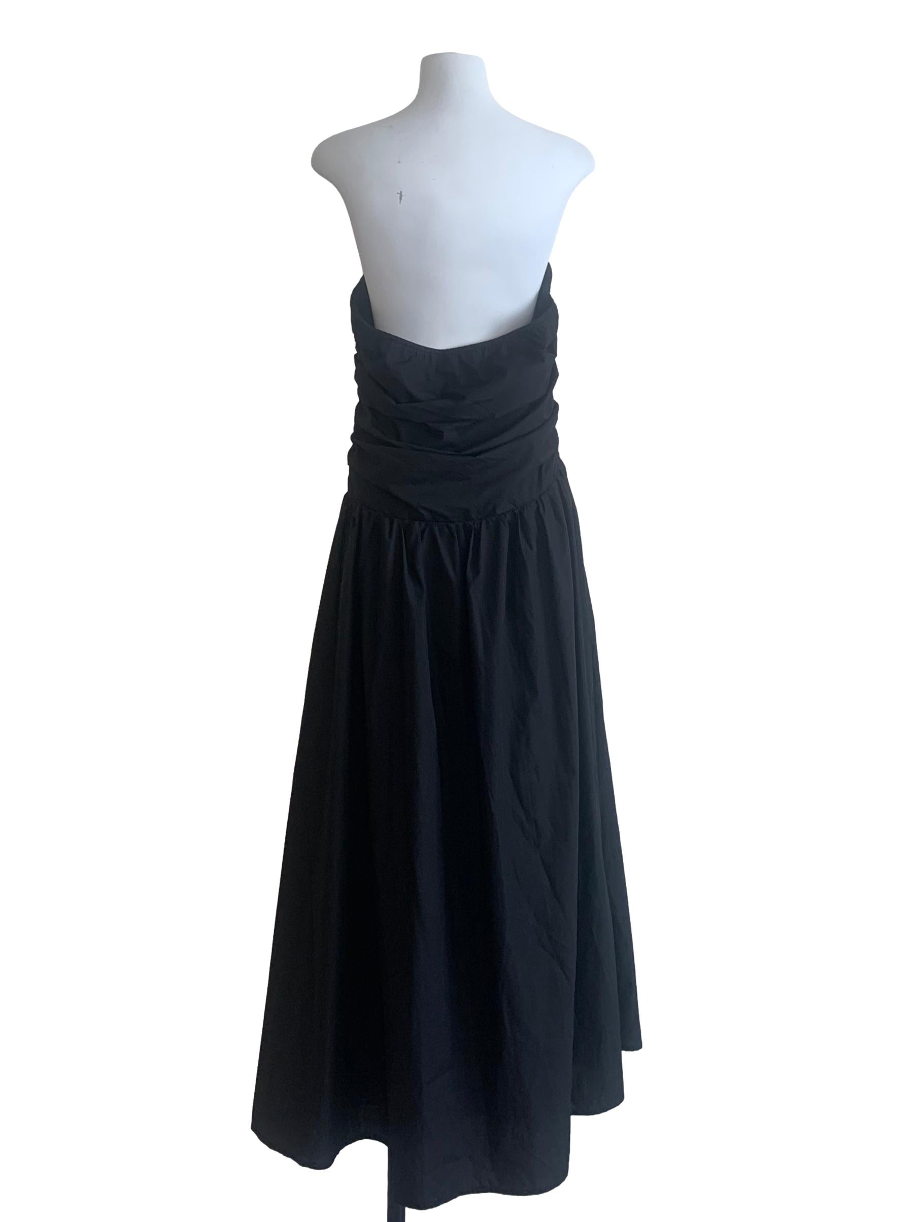 Black Strapless Dress
