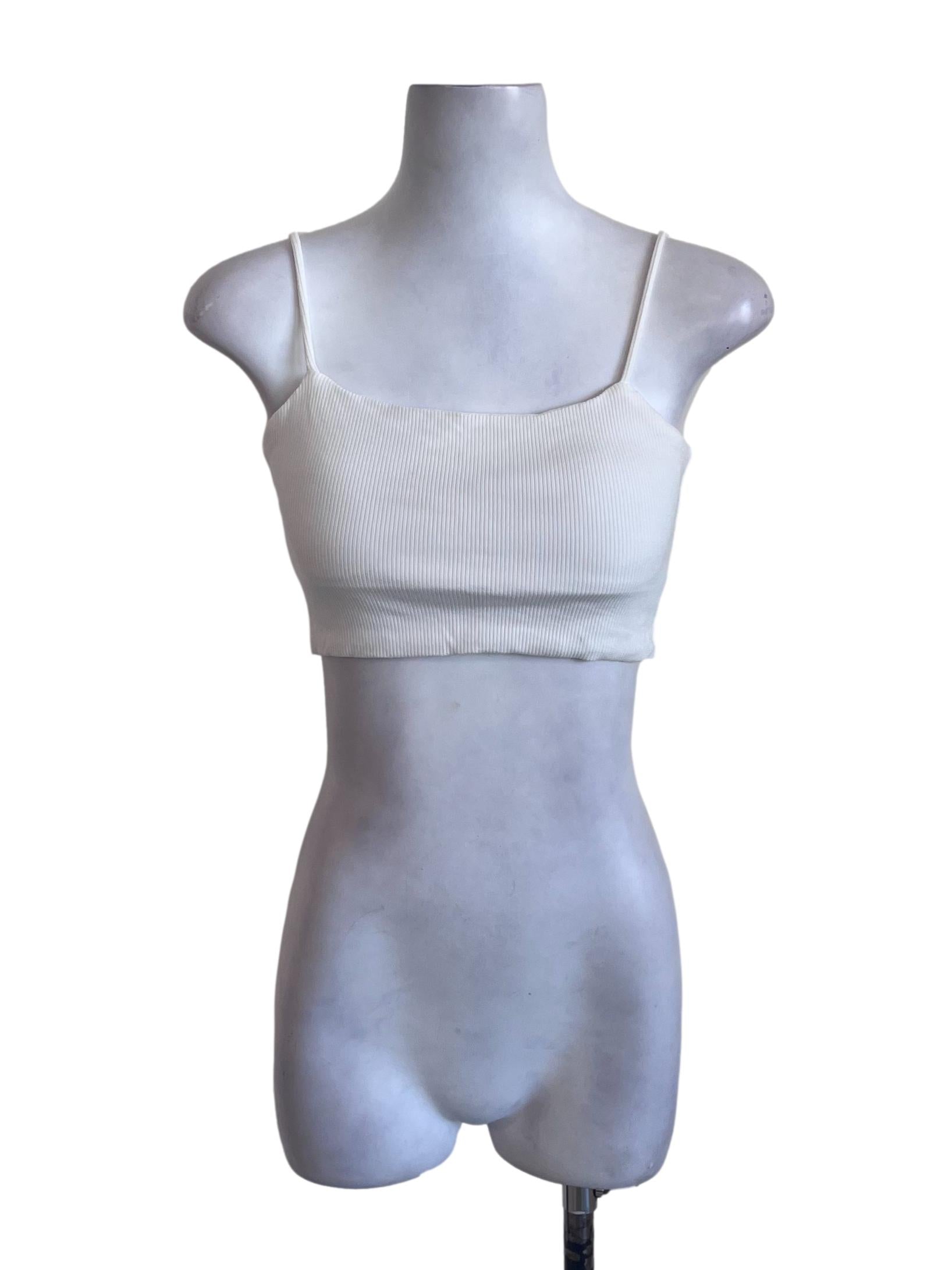 White Cropped Top TTR