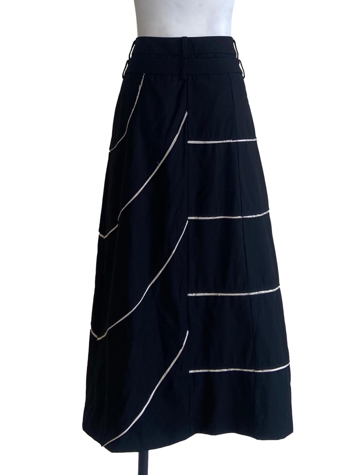 Black & White Tube Skirt