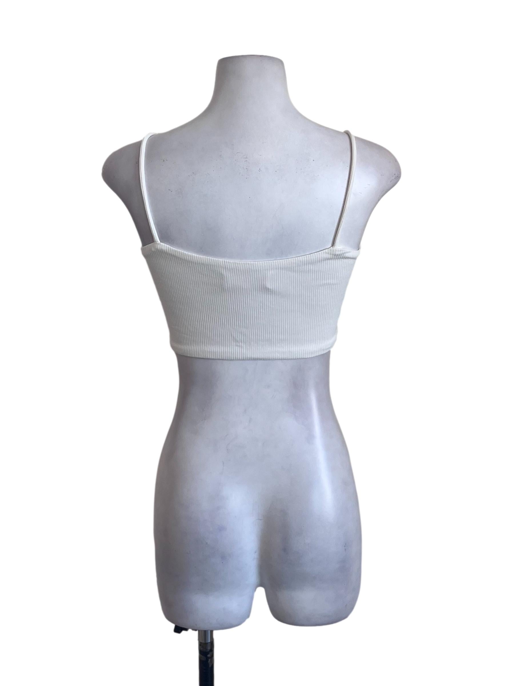 White Cropped Top TTR