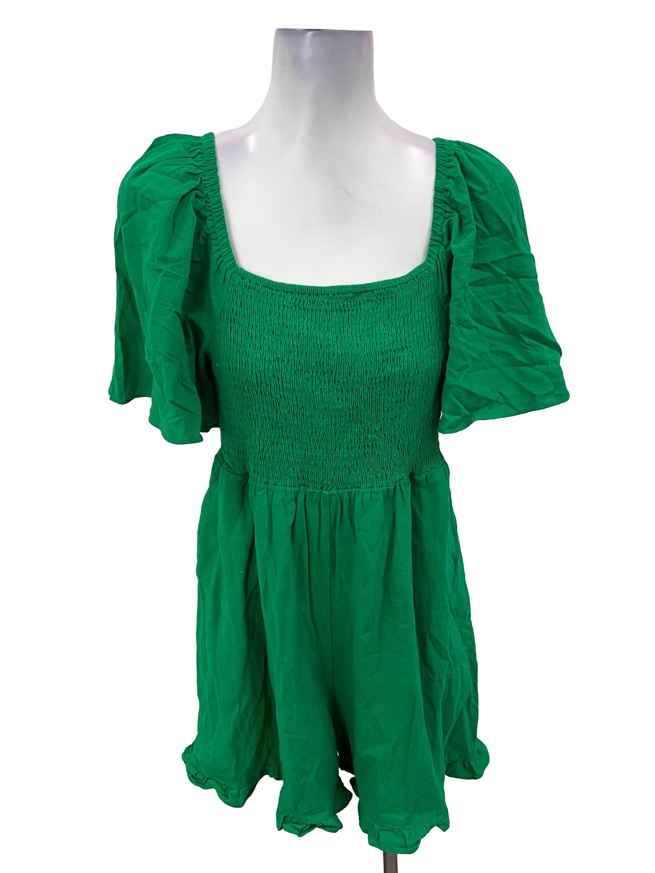 Parakeet Green Dress
