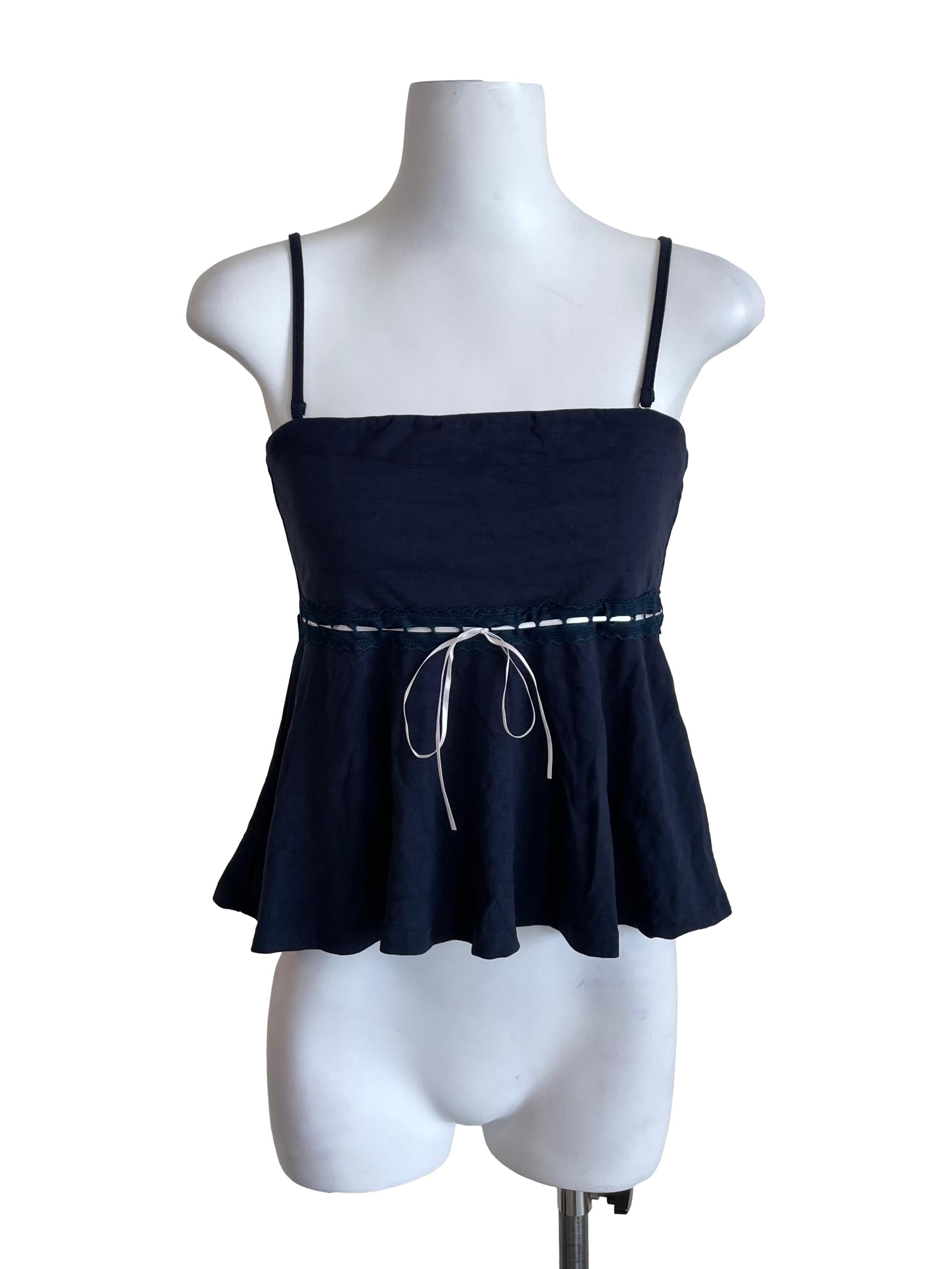 Midnight Blue Petite Babydoll Camisole