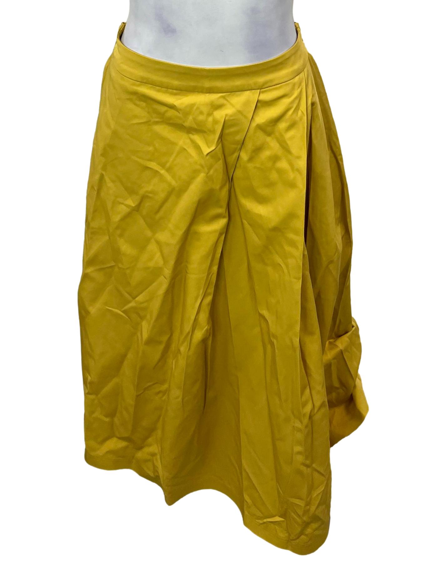 Yellow Wide Fit Skirt