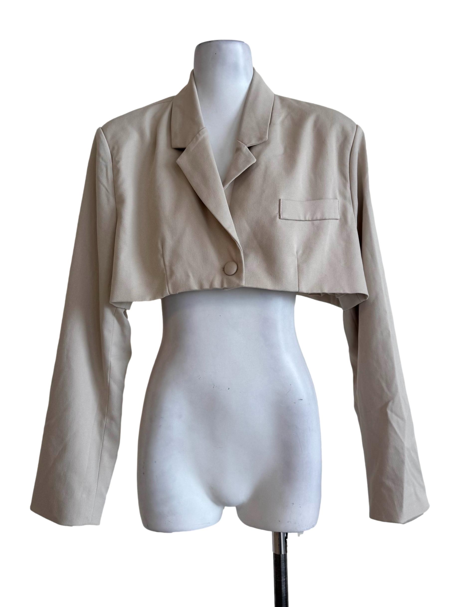 Firewood Long Sleeve Crop Jacket