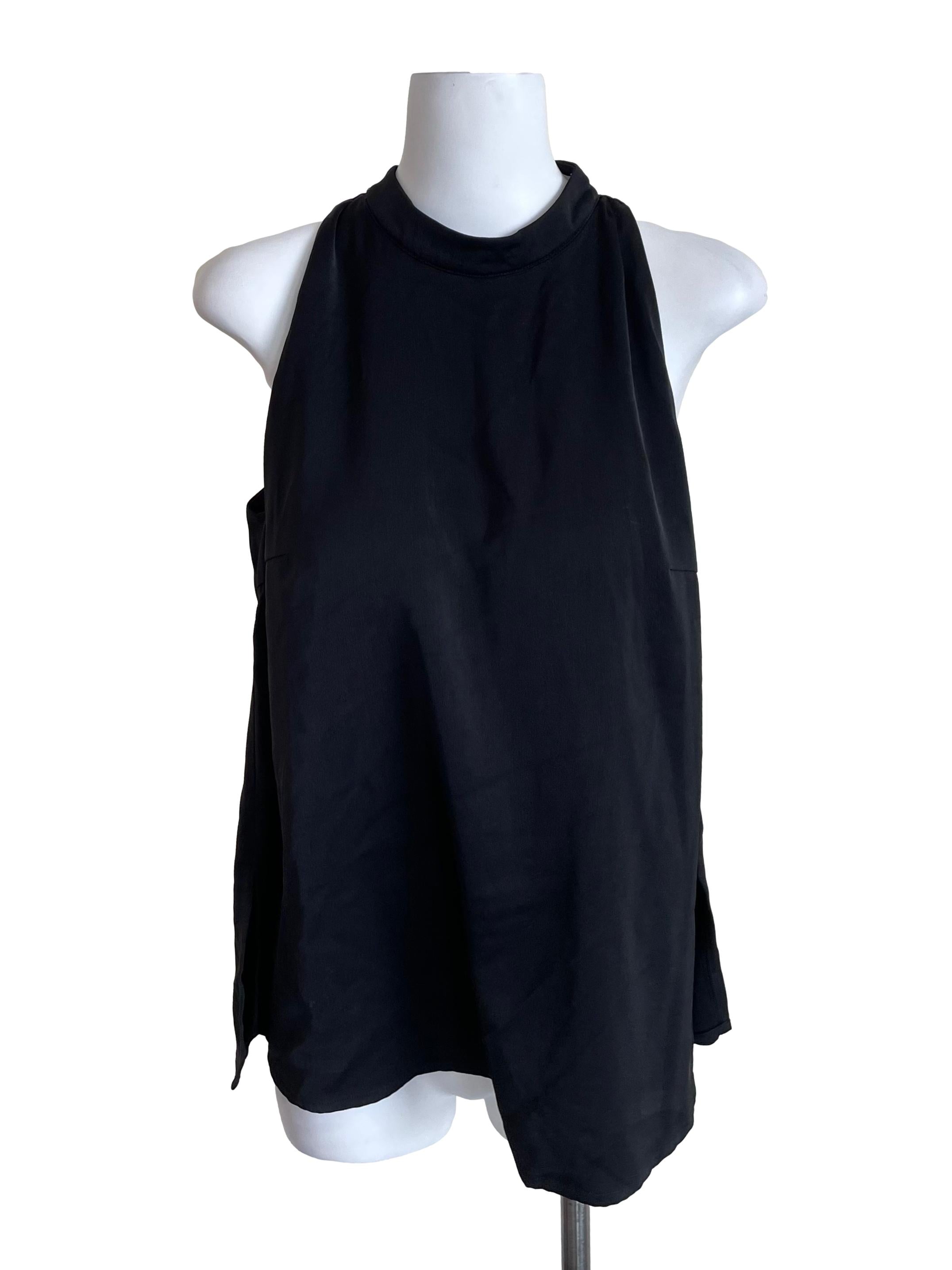 Black Halter Neck Top