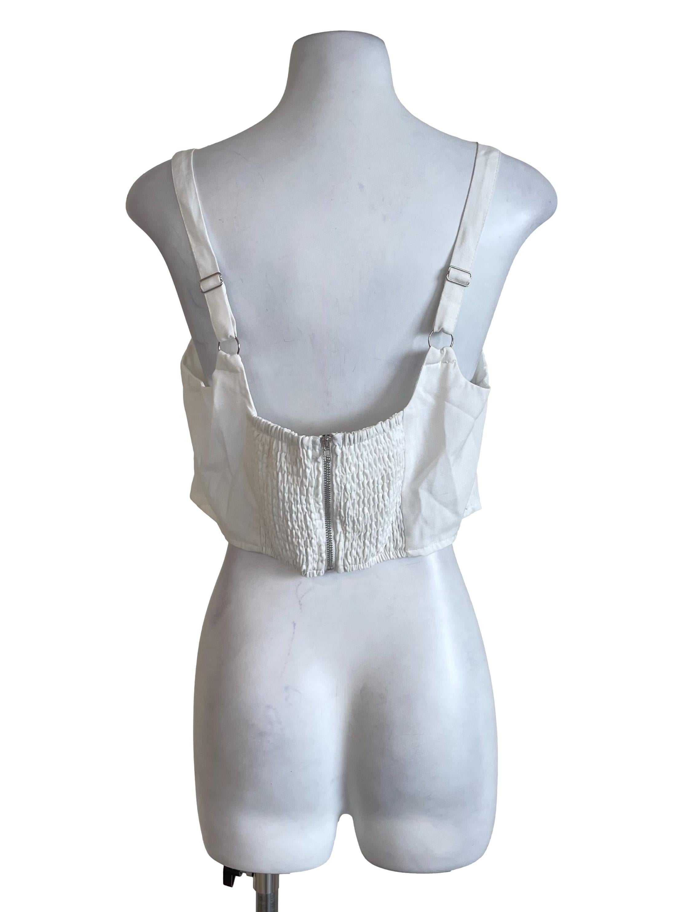 White Tube Cami Top