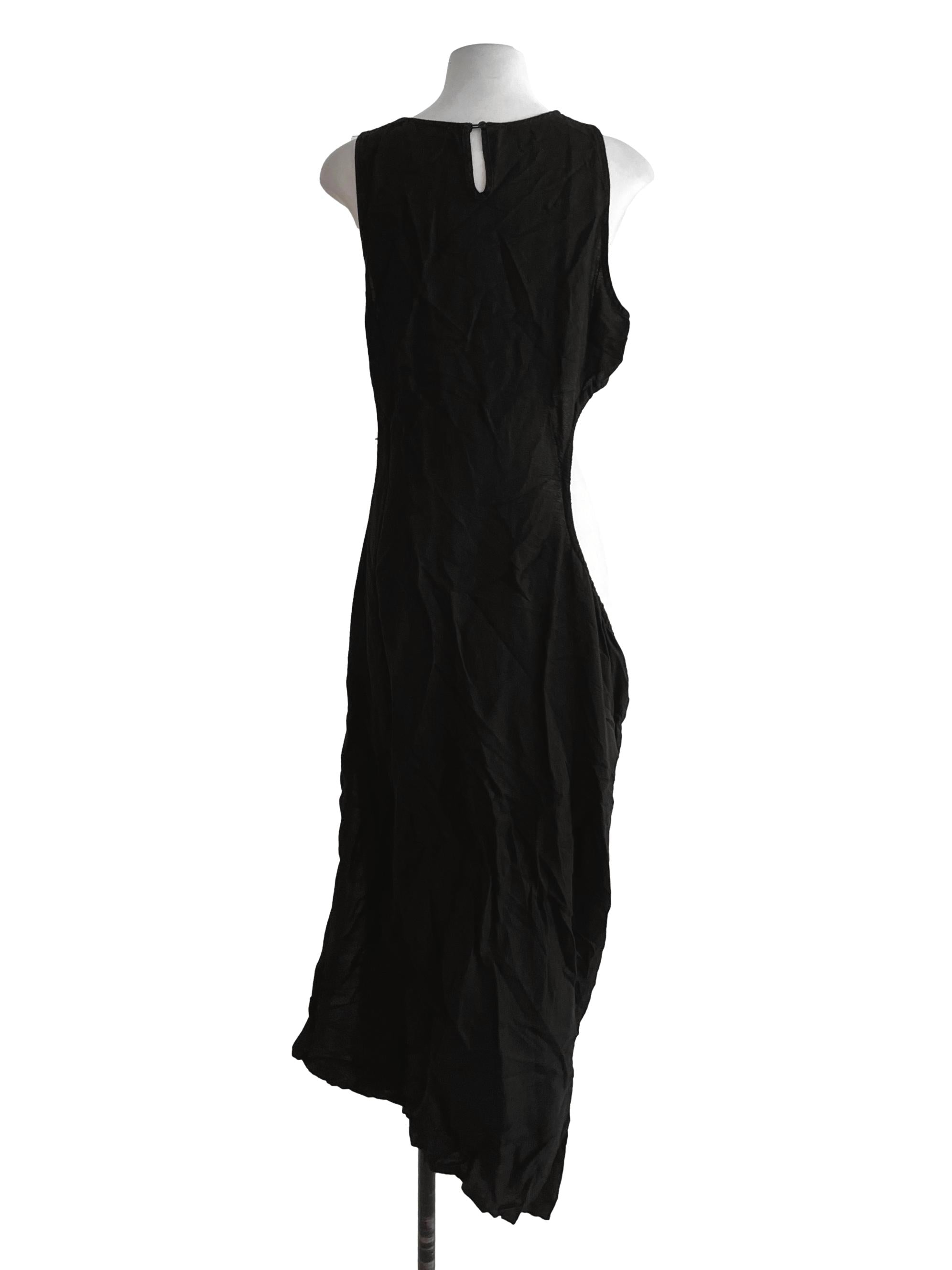 Black Jewel Neckline Sheath Dress