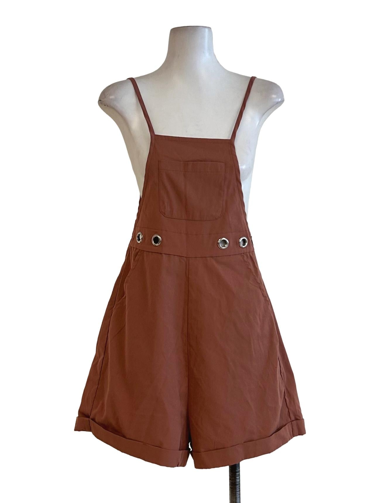 Blush Pink Spaghetti Straps Rompers